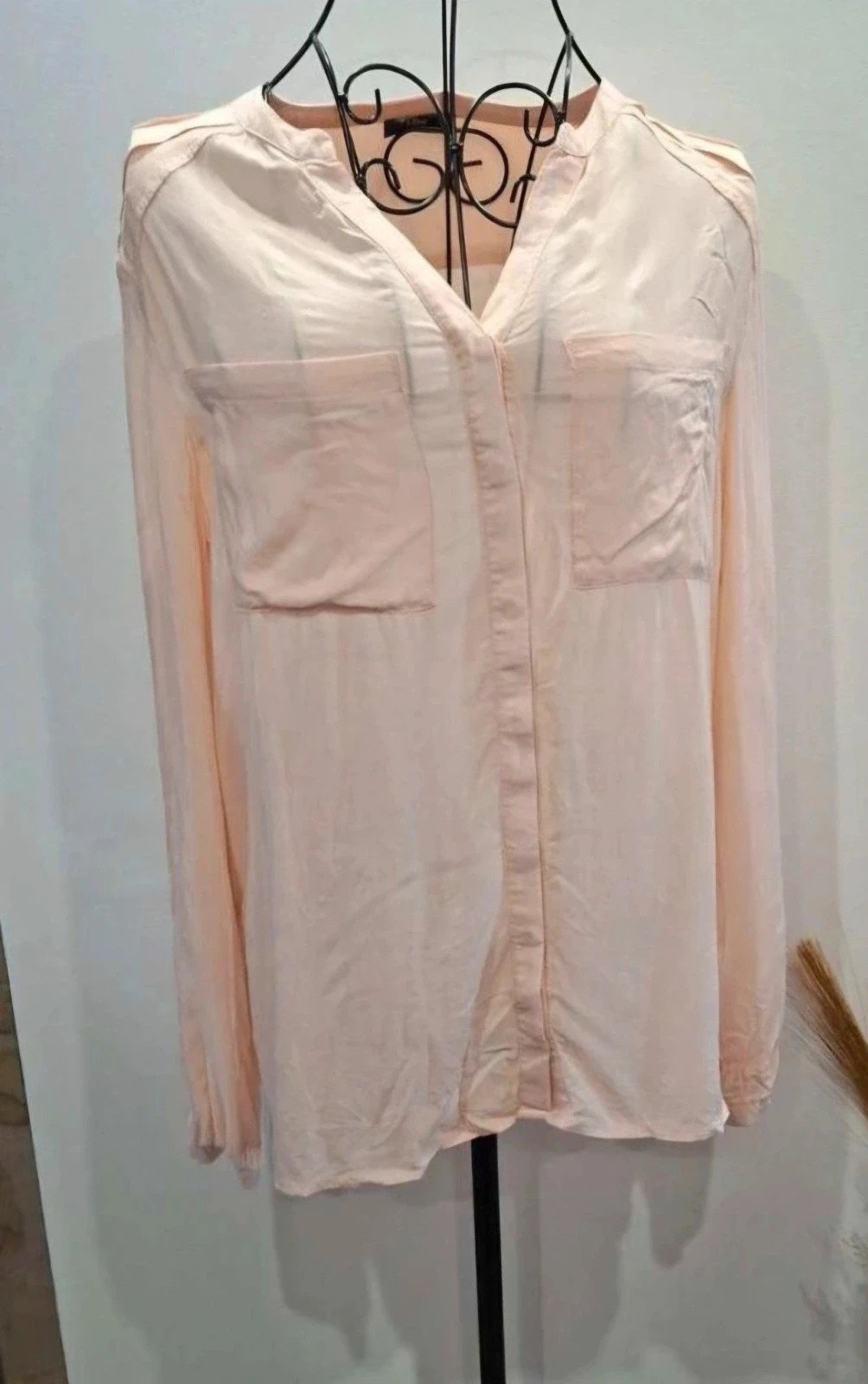 Blouse fluide rose poudré TBS – Taille 36 (S)
