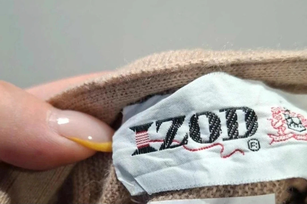 Gilet vintage Izod Lacoste beige / camel Bon état – IZOD – taille L 5