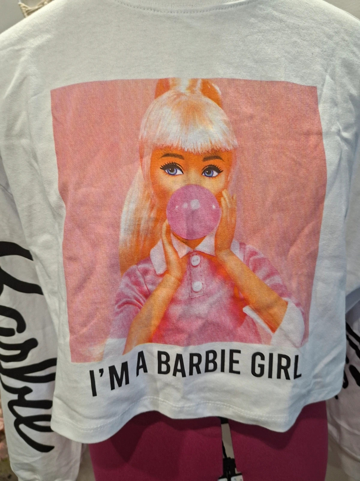 Top crop manches longues Barbie Jennyfer Neuf XS/S – Barbie – taille XS / 34 / 6 2