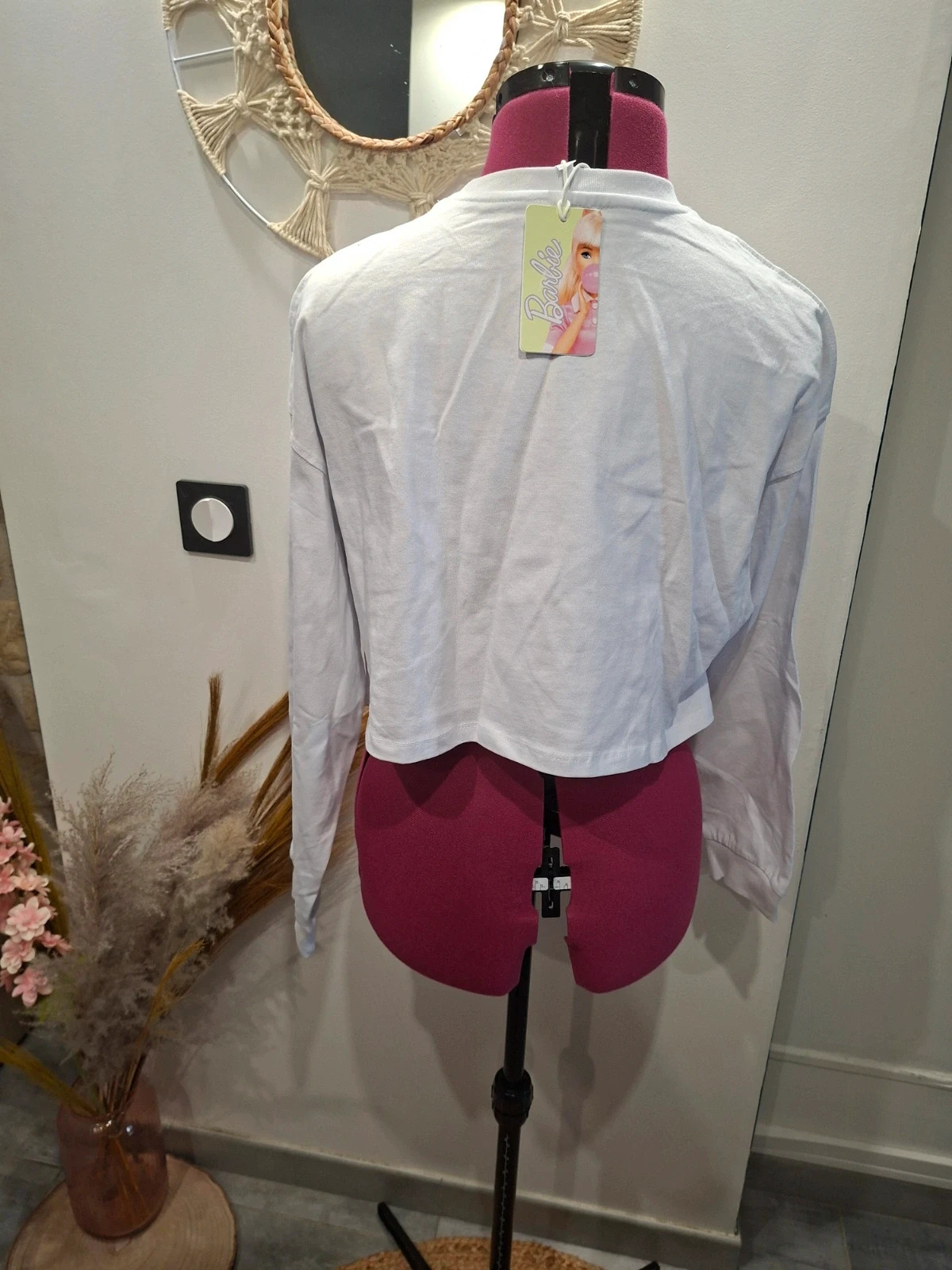 Top crop manches longues Barbie Jennyfer Neuf XS/S – Barbie – taille XS / 34 / 6 5
