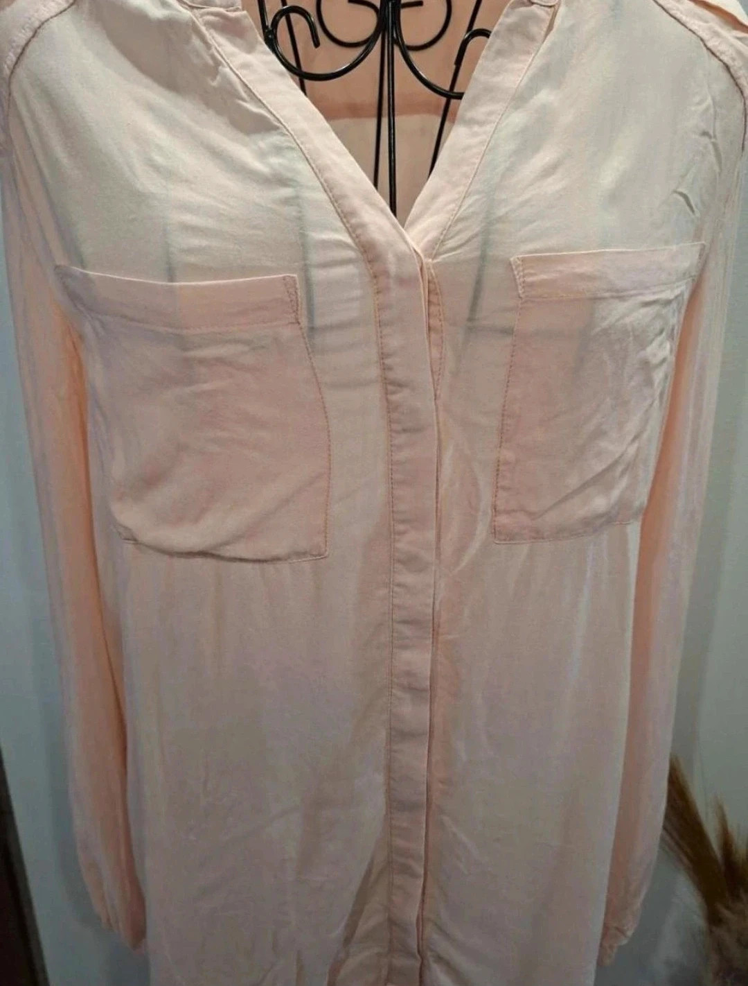 Blouse fluide rose poudré TBS – Taille 36 (S) – TBS – taille S / 36 / 8 2