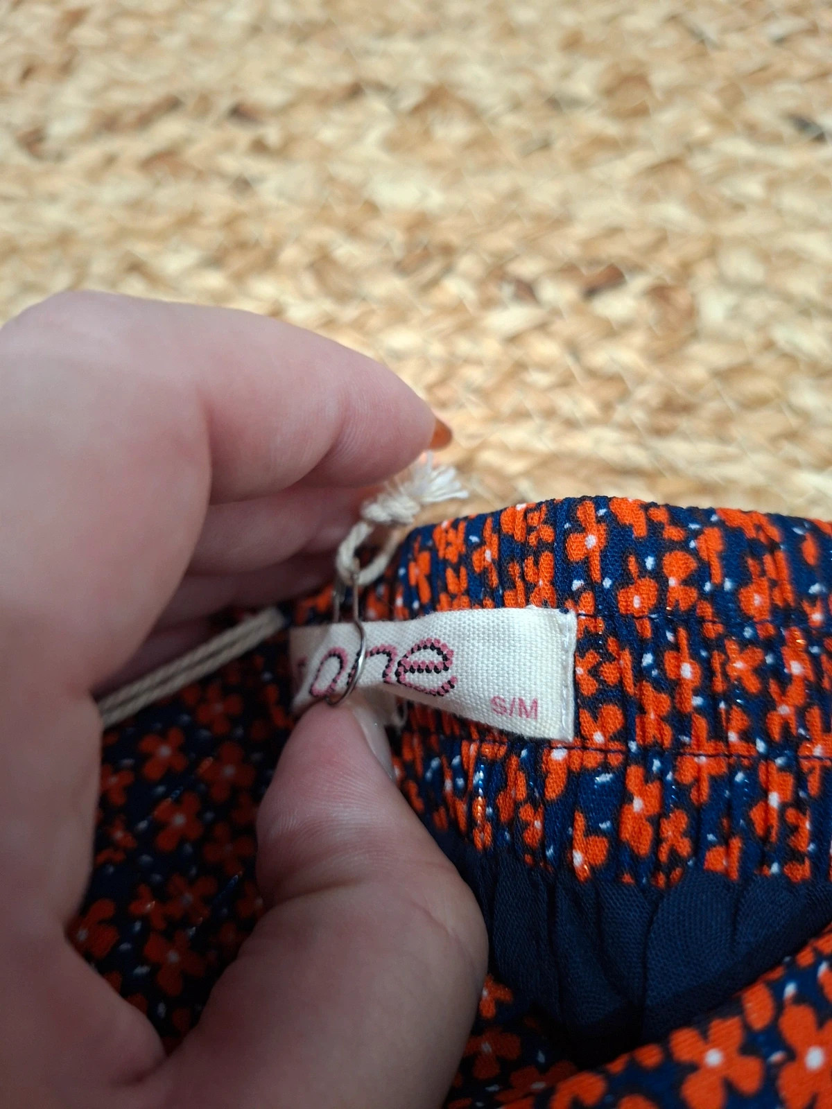 Jupe courte à volants fleurie By One NNE - Taille S/M (36/38) – By One – taille S / 36 / 8 2