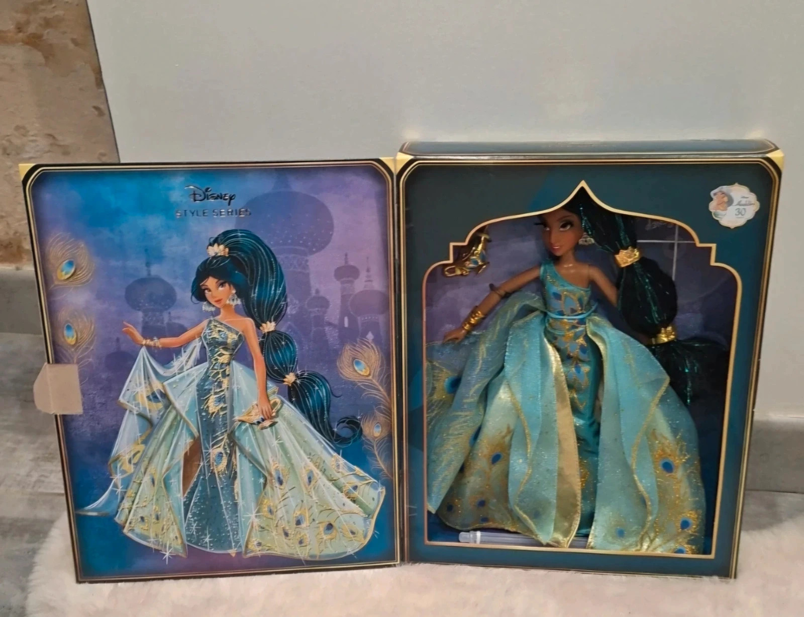 Poupée Disney Style Series Jasmine - Édition Limitée 30 ans Aladdin - Neuve – Disney – taille Prématuré, jusqu'à 44cm 2