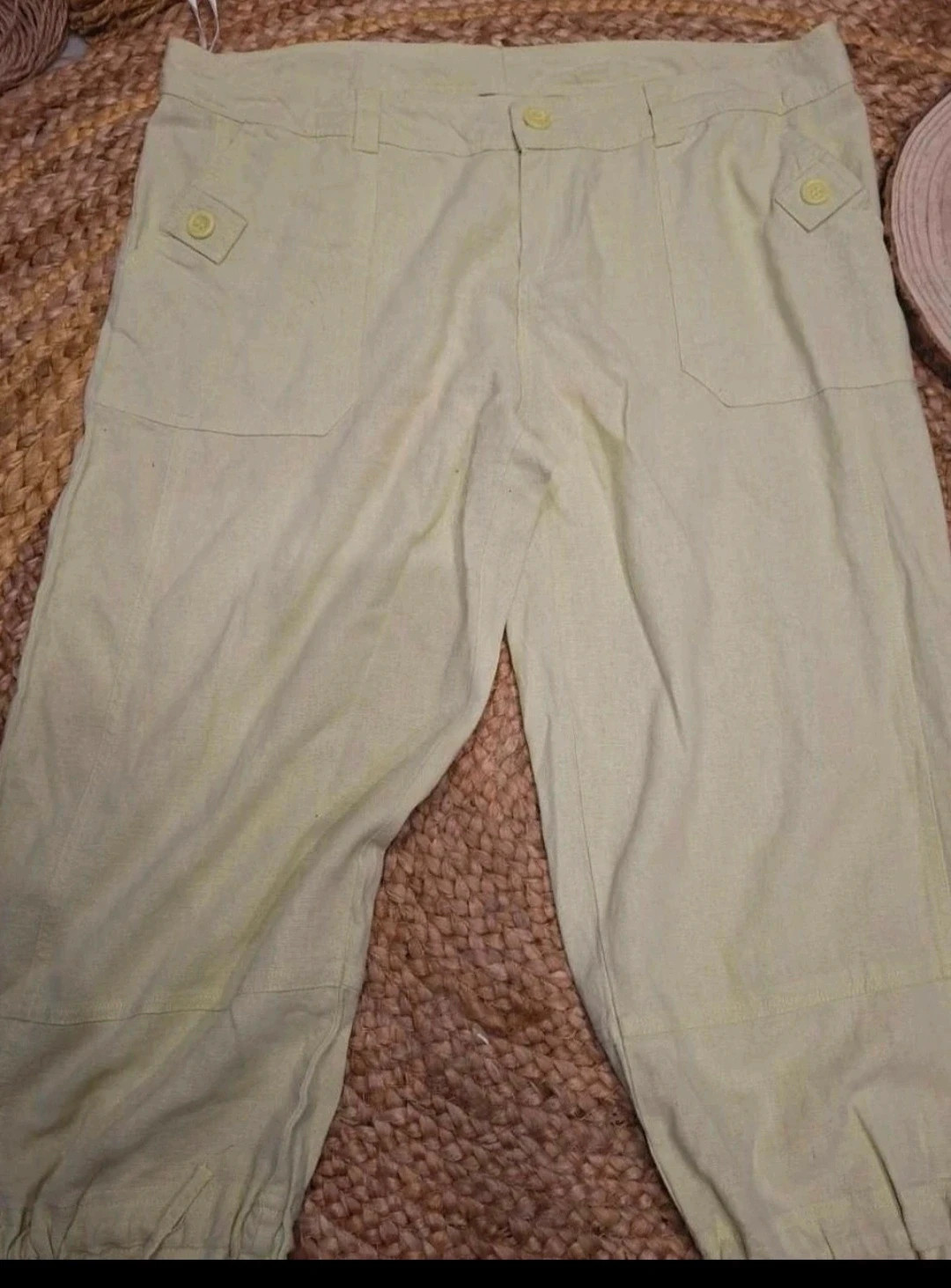 Pantalon / Corsaire Vert Anis X-Mail Taille XL (42/44) – X-Mail – taille XL / 42 / 14 3