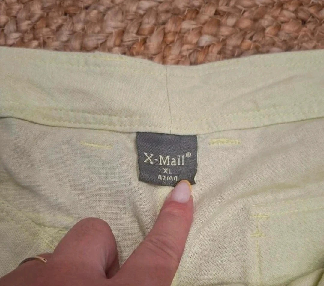Pantalon / Corsaire Vert Anis X-Mail Taille XL (42/44) – X-Mail – taille XL / 42 / 14 5