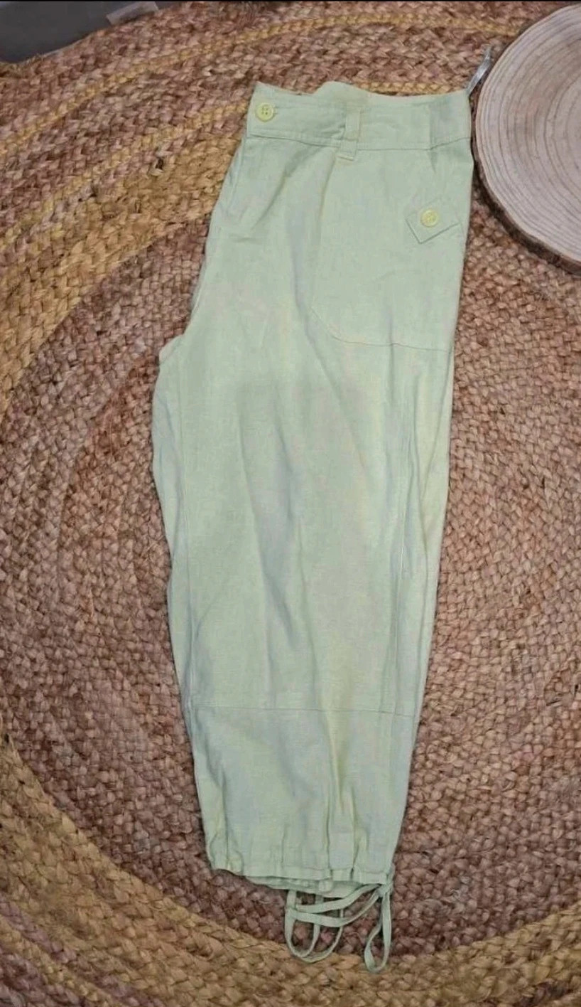 Pantalon / Corsaire Vert Anis X-Mail Taille XL (42/44)