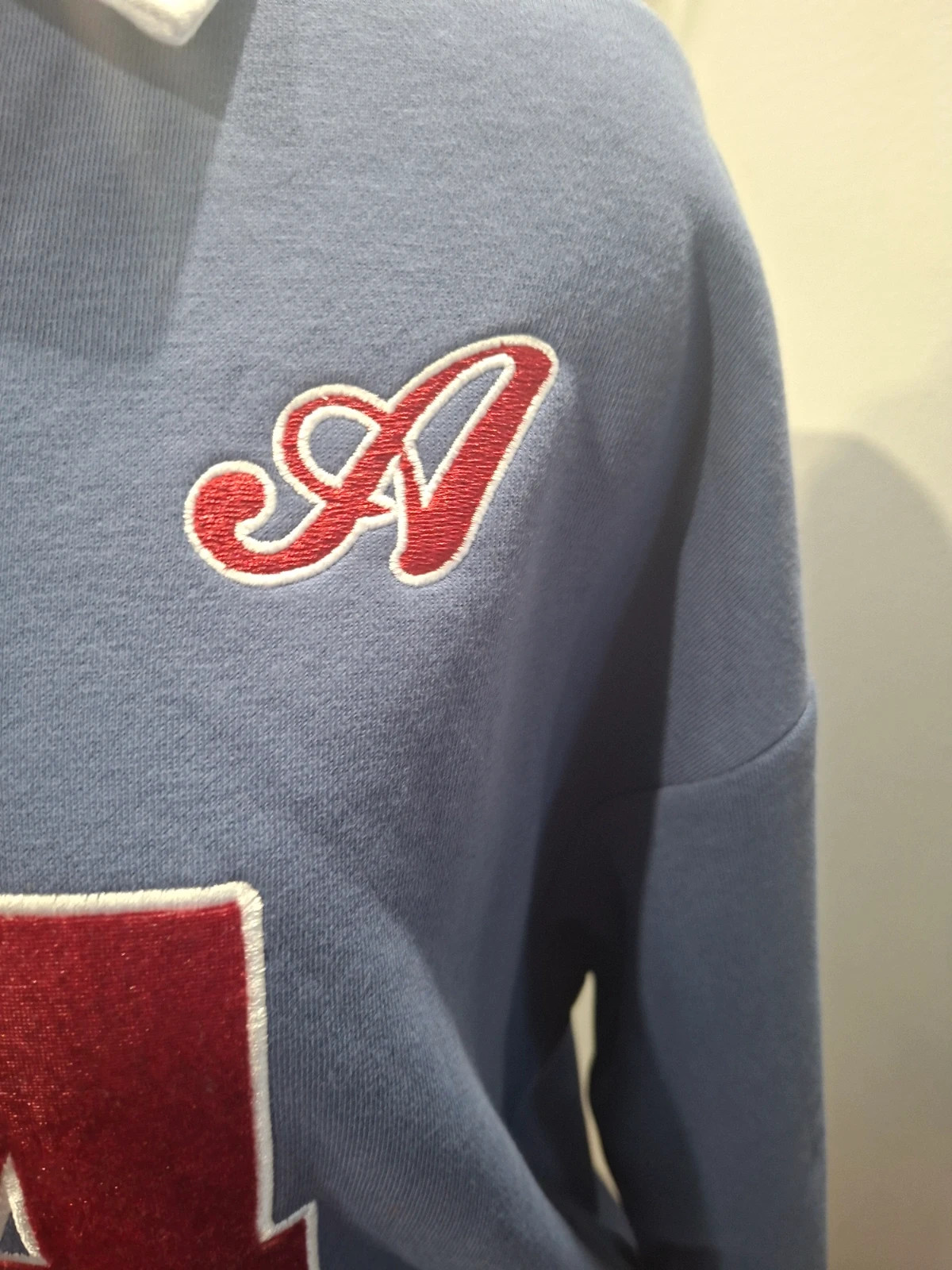 Sweat polo rugby bleu ardoise "84" Jennyfer Taille XS NEUF – Jennyfer – taille XS / 34 / 6 4