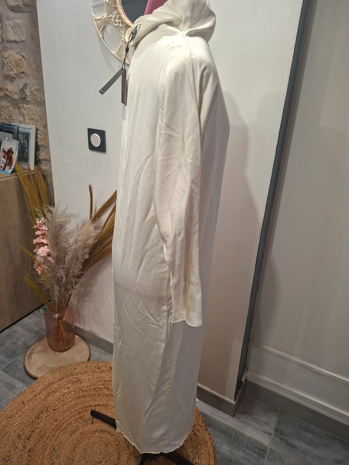 Robe longue crème / écru Massimo Dutti Studio Neuf avec étiquette (Taille XS/S) – Massimo Dutti – taille XS / 34 / 6 2