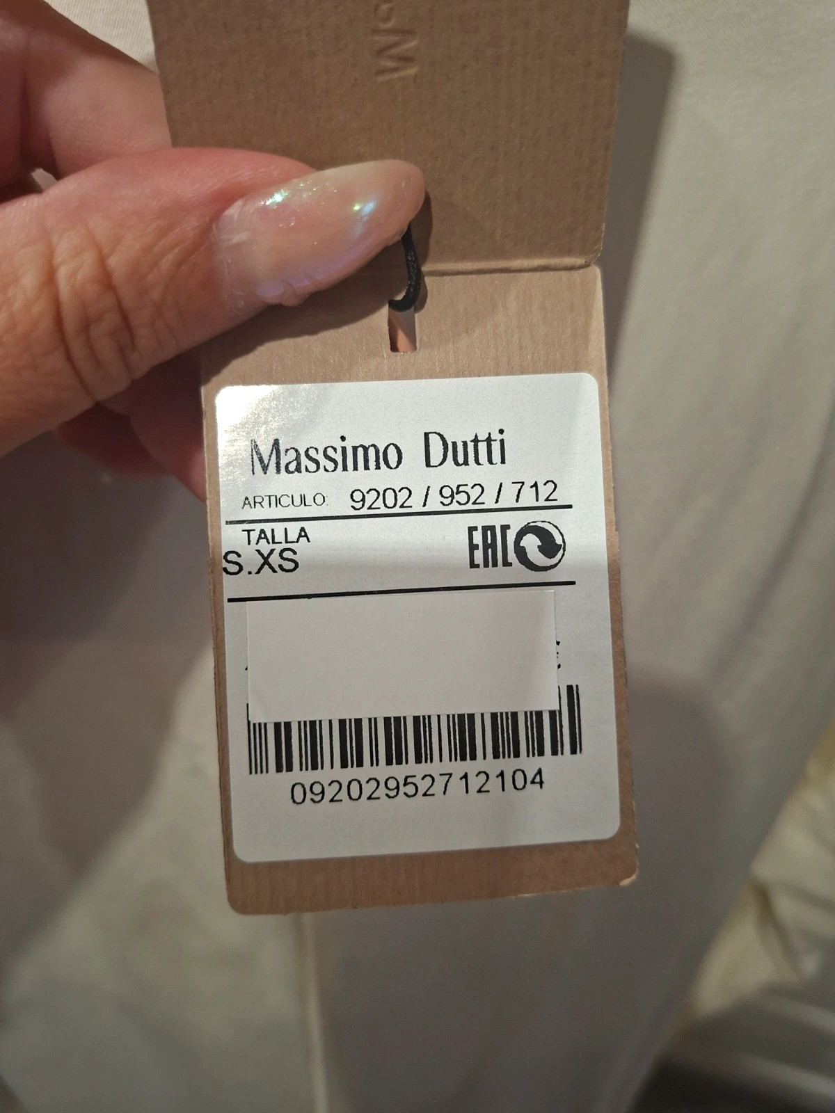 Robe longue crème / écru Massimo Dutti Studio Neuf avec étiquette (Taille XS/S) – Massimo Dutti – taille XS / 34 / 6 4