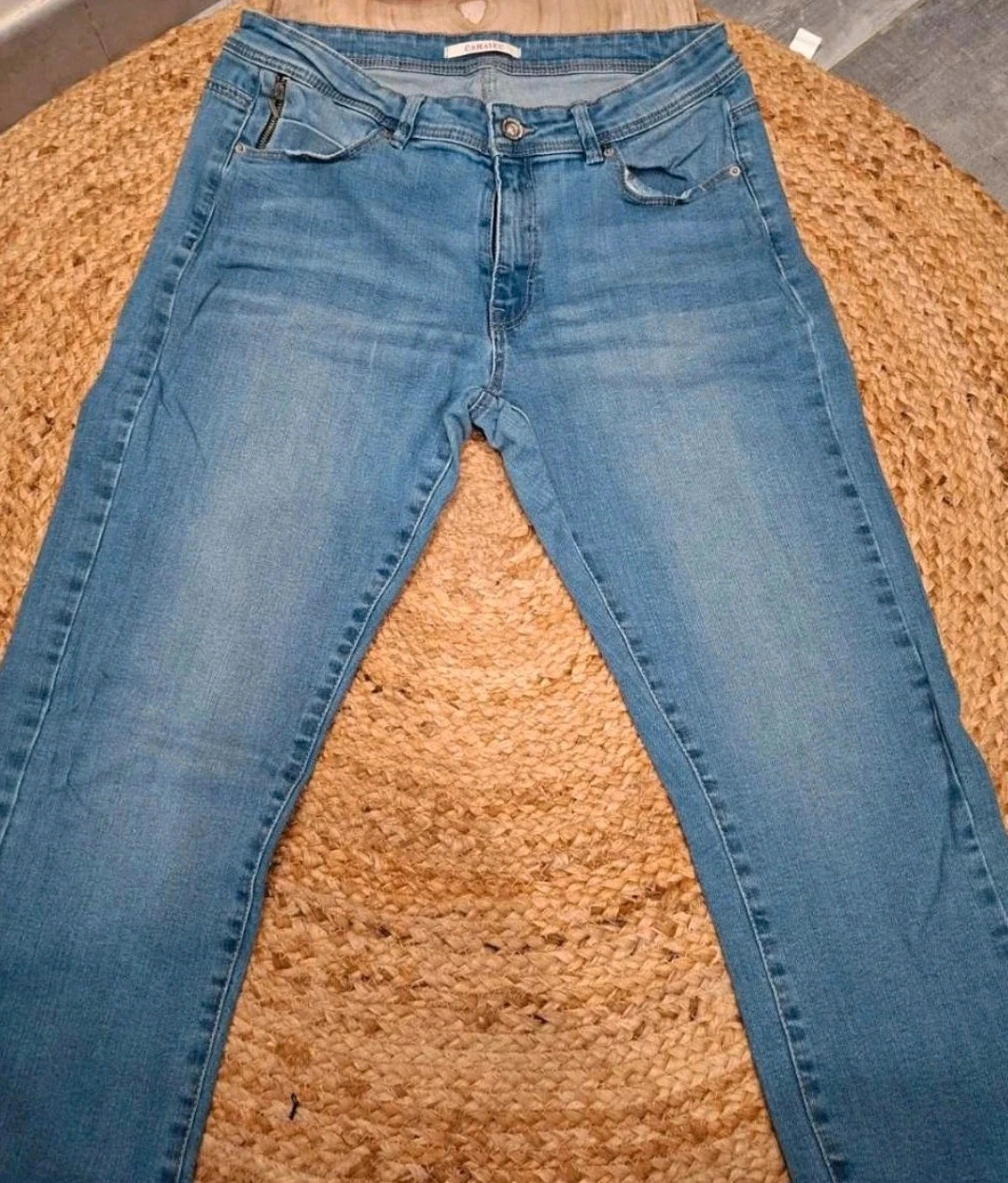 Pantacourt en jean bleu clair Camaïeu Taille 38 / M – Camaïeu – taille M / 38 / 10 2