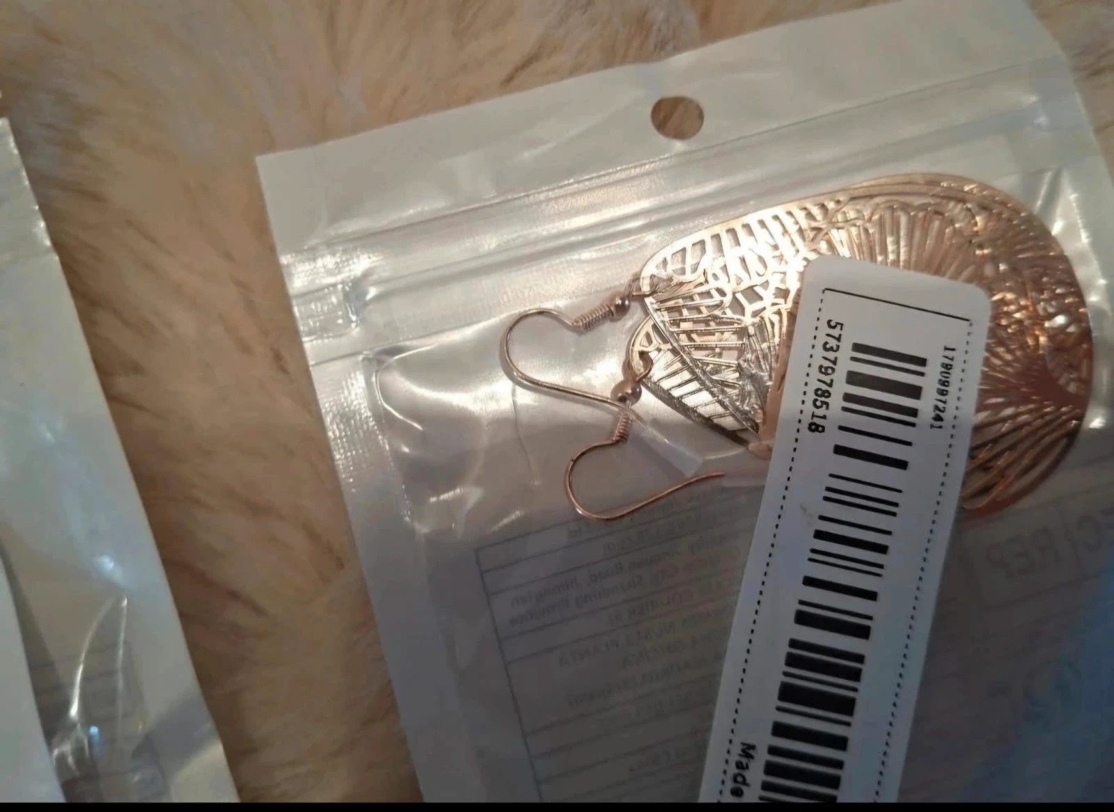 Lot de 4 paires de boucles d'oreilles neuves Style bohème, ethnique et soleil 2