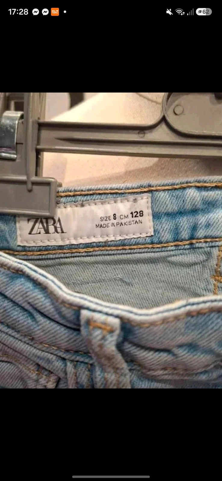 Jean slim bleu clair Zara - 8 ans (128 cm) - Très bon état – Zara – taille 8 ans / 128 cm 3