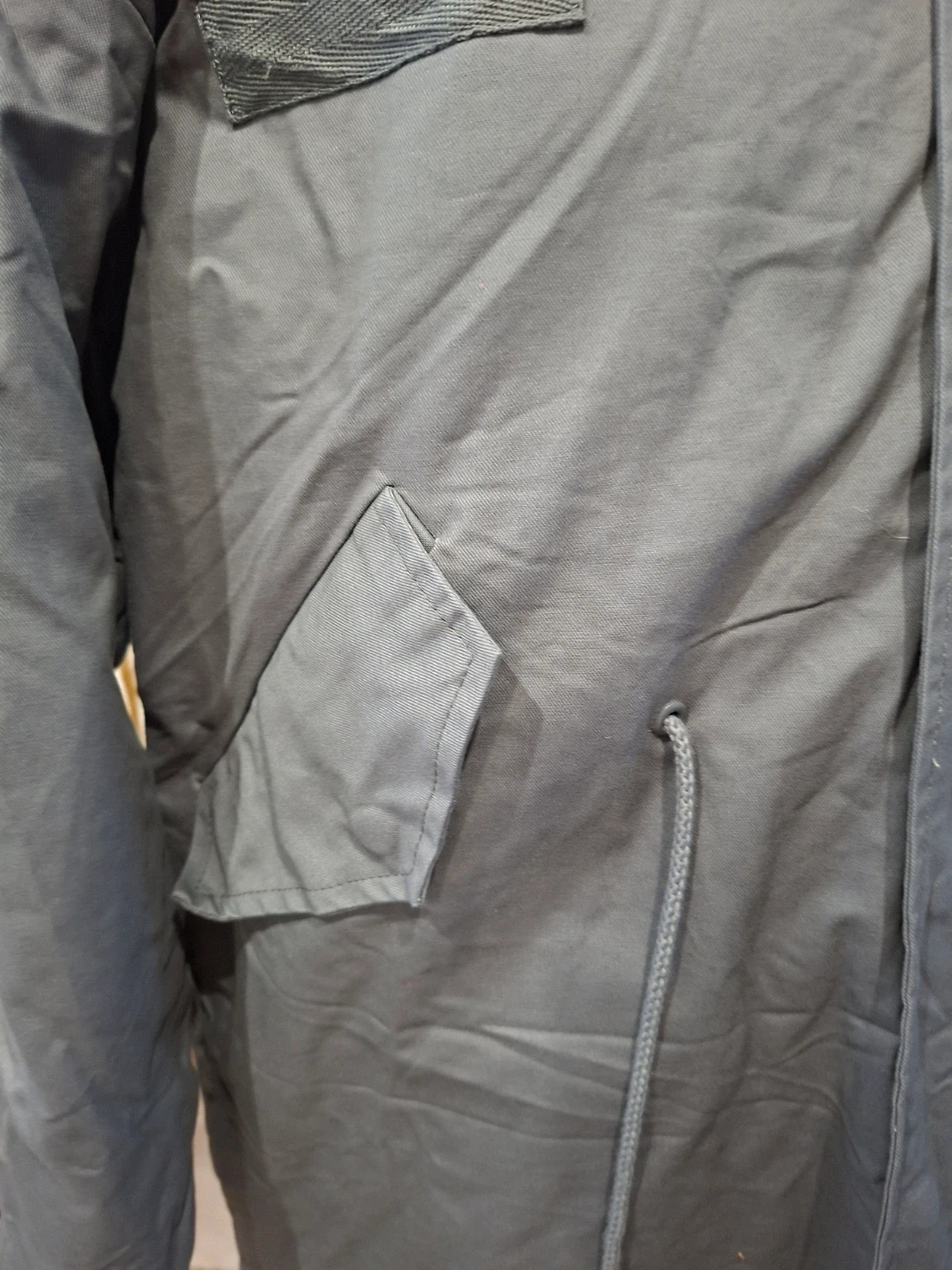 Parka longue à capuche homme - Gris anthracite - Taille XL - Très bon état – man fashion – taille XL 3