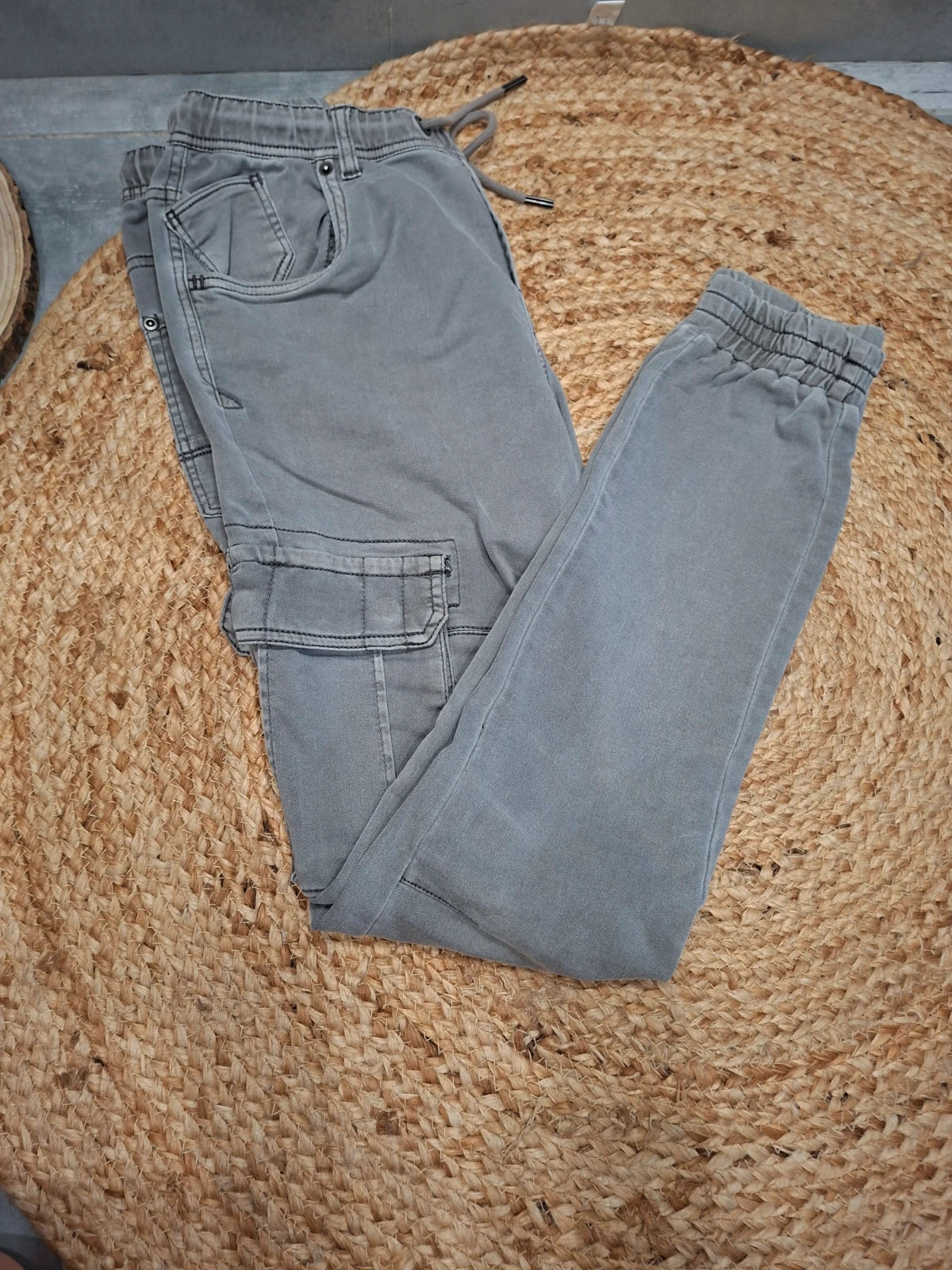 Pantalon Cargo Jogger Gris Garcia Jeans - Taille 170 – Garcia Jeans – taille 15 ans / 170 cm 2
