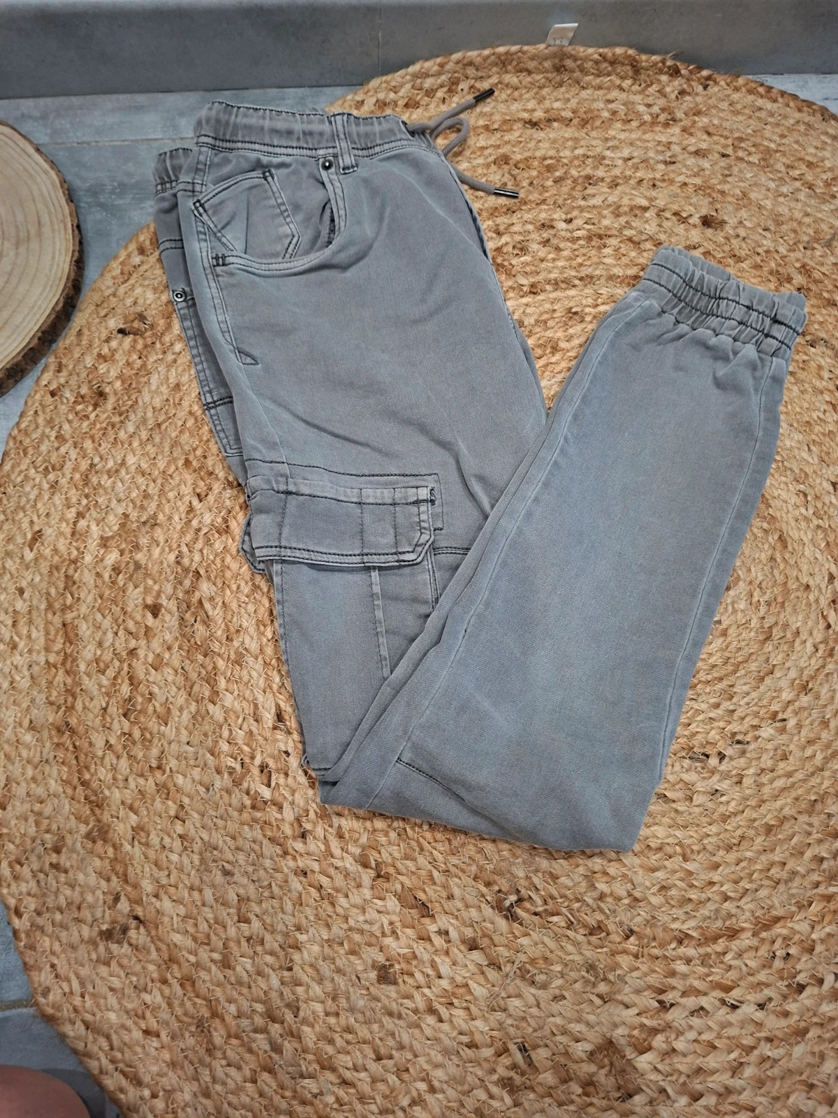 Pantalon Cargo Jogger Gris Garcia Jeans - Taille 170