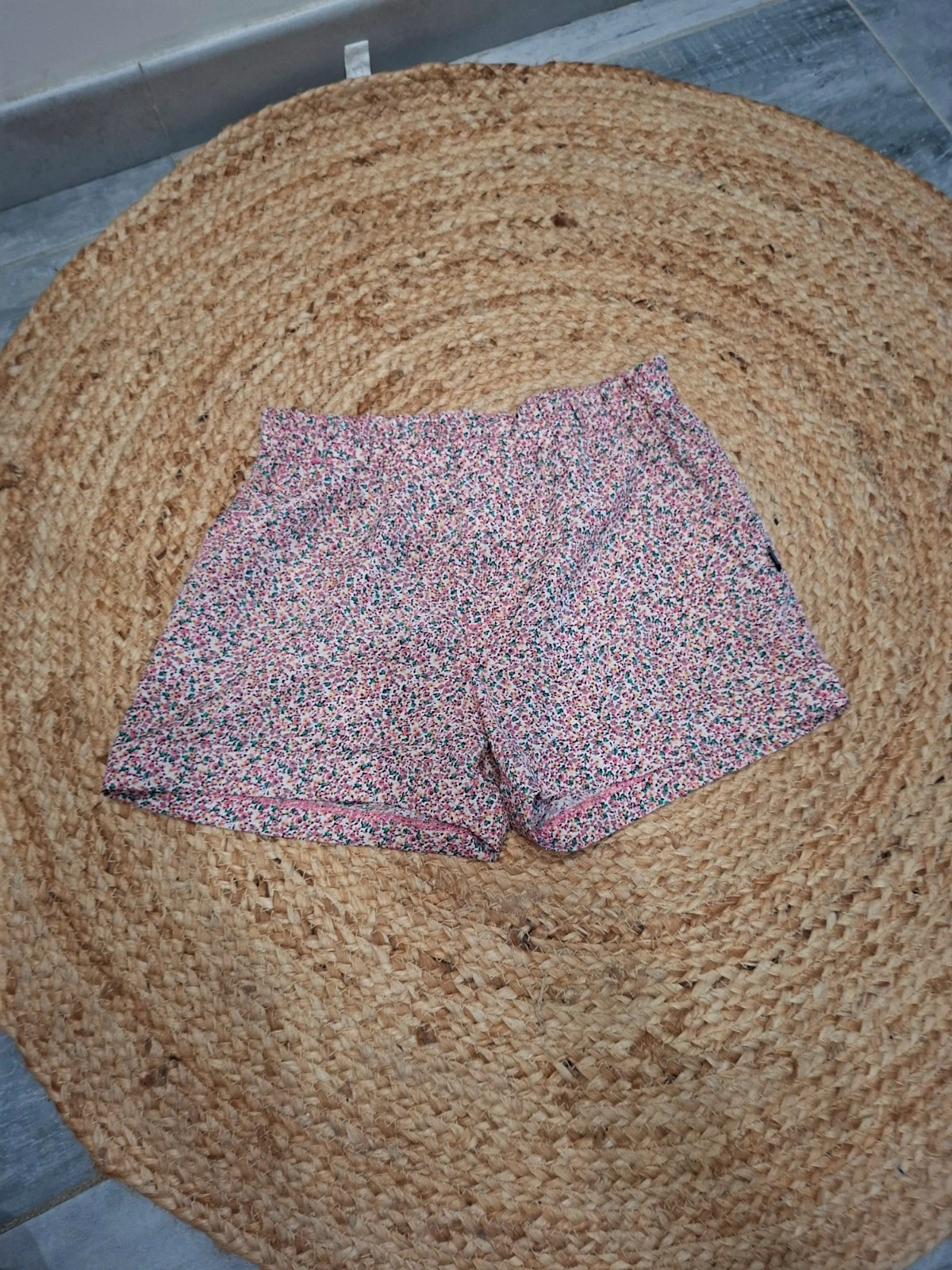 Short fluide fleuri Le Temps des Cerises Junior - 14 ans