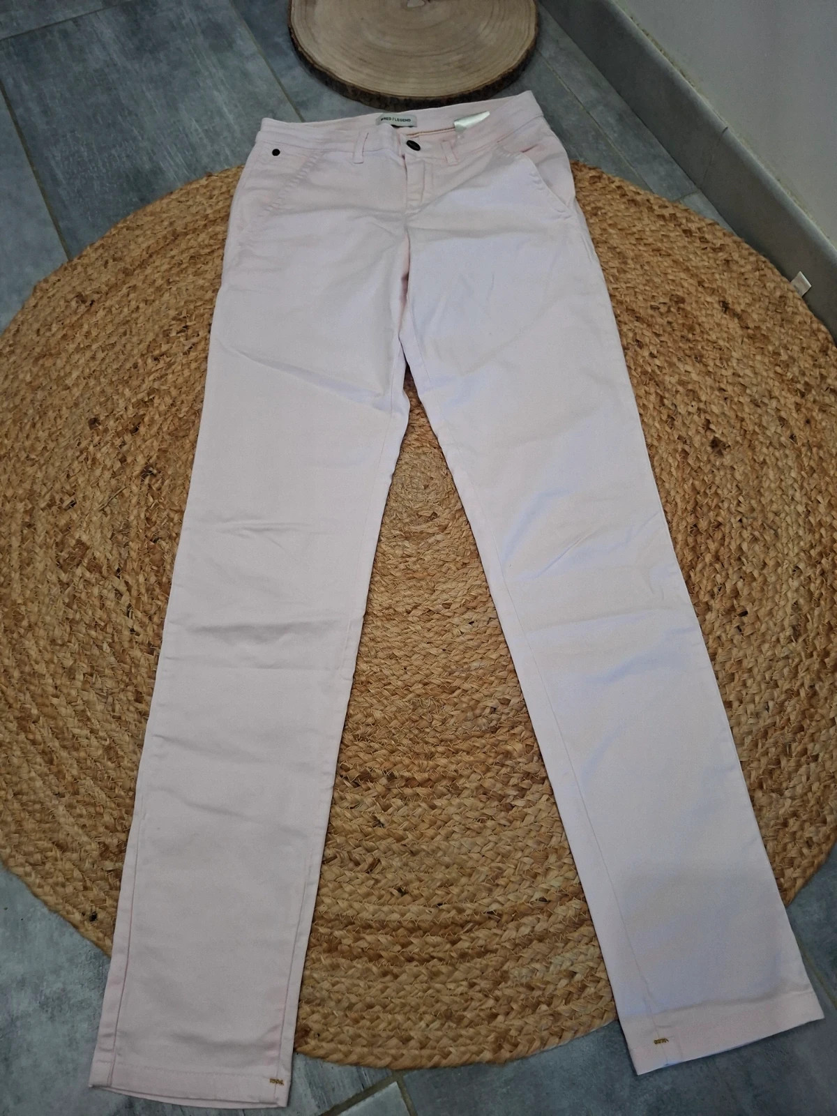 Pantalon Chino Rose Poudré #Red / Legend - Taille 34 (xS) – Red Legend – taille XS / 34 / 6 3