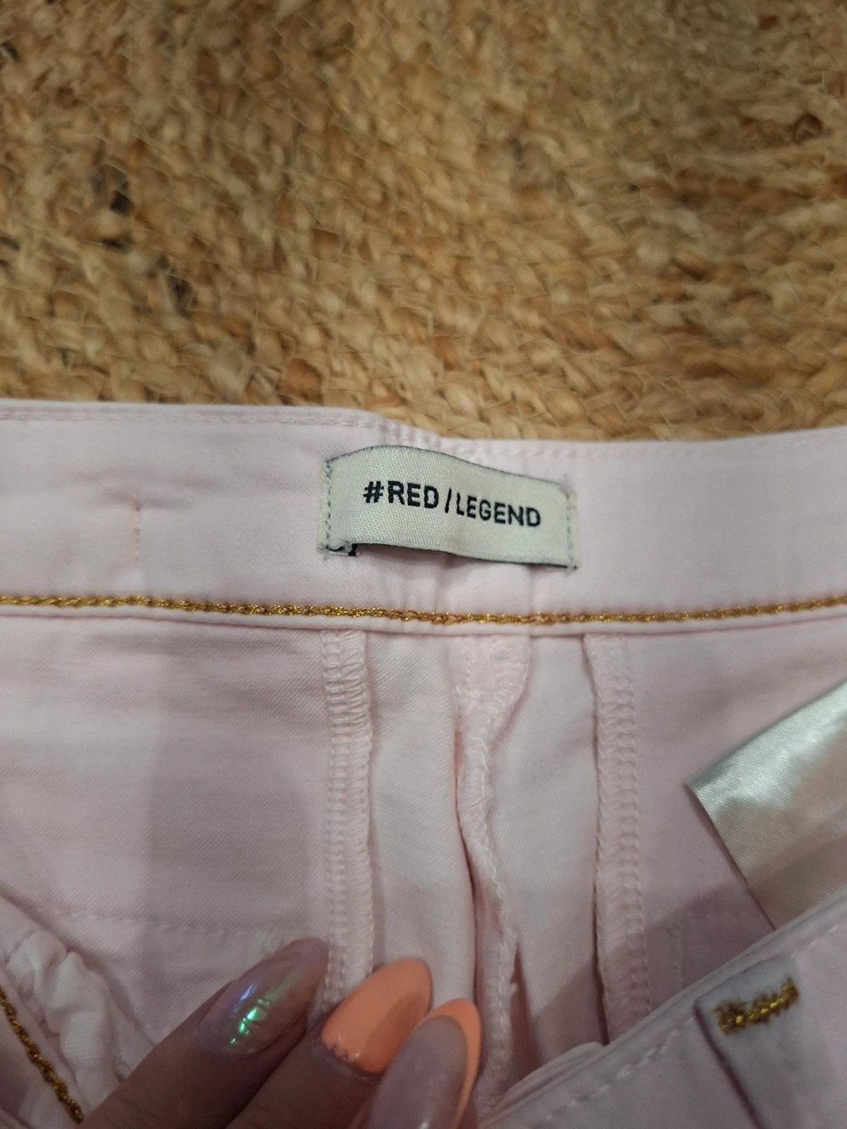 Pantalon Chino Rose Poudré #Red / Legend - Taille 34 (xS) – Red Legend – taille XS / 34 / 6 4