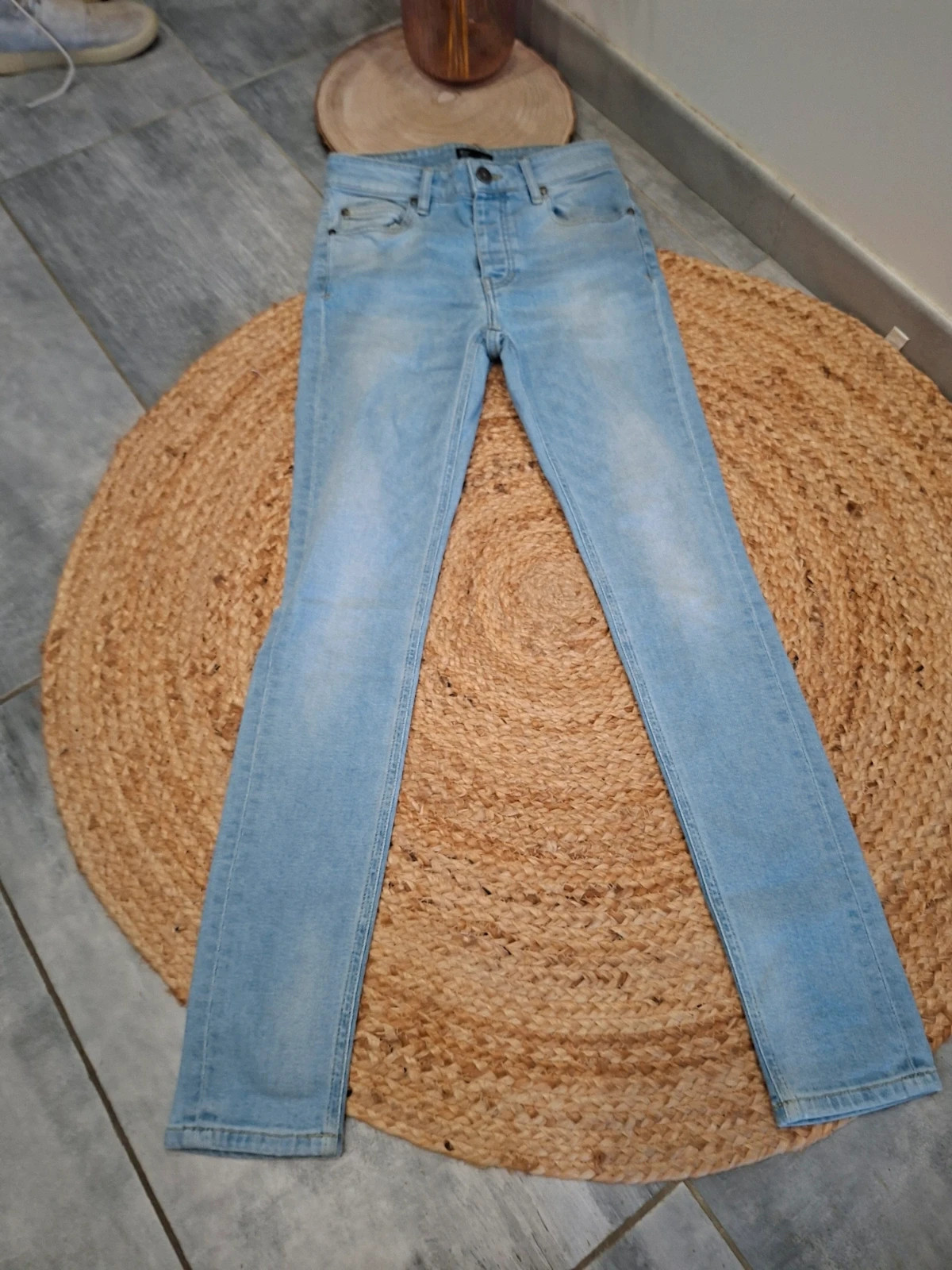 Jean Ultra Skinny Bleu Clair Bizzbee / BZB – Taille 34 (XS) – Bizzbee – taille XS / 34 / 6 2