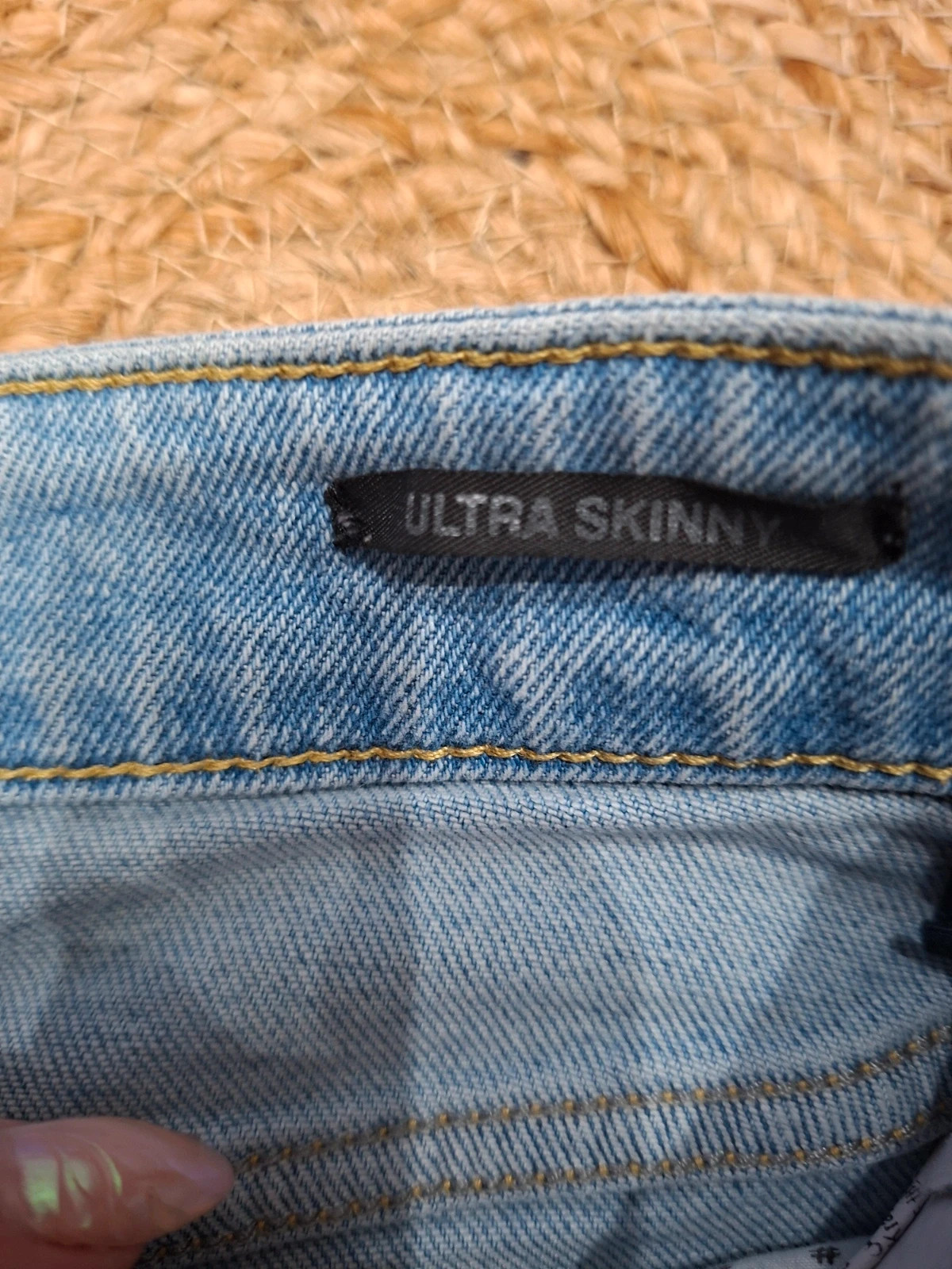 Jean Ultra Skinny Bleu Clair Bizzbee / BZB – Taille 34 (XS) – Bizzbee – taille XS / 34 / 6 4
