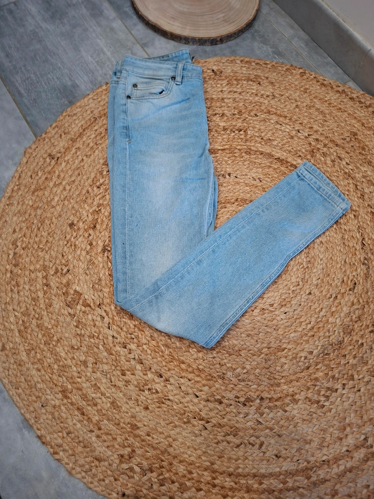 Jean Ultra Skinny Bleu Clair Bizzbee / BZB – Taille 34 (XS)