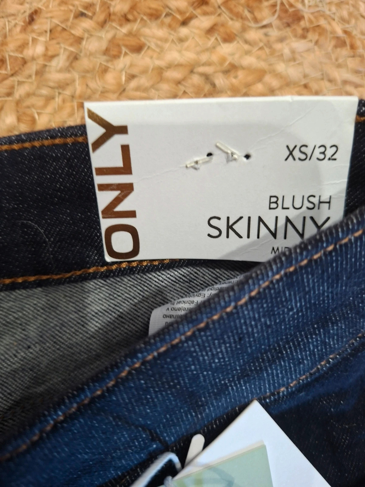 Jean Skinny Brut "Stay Blue" ONLY – ONLY – taille XS / 34 / 6 5