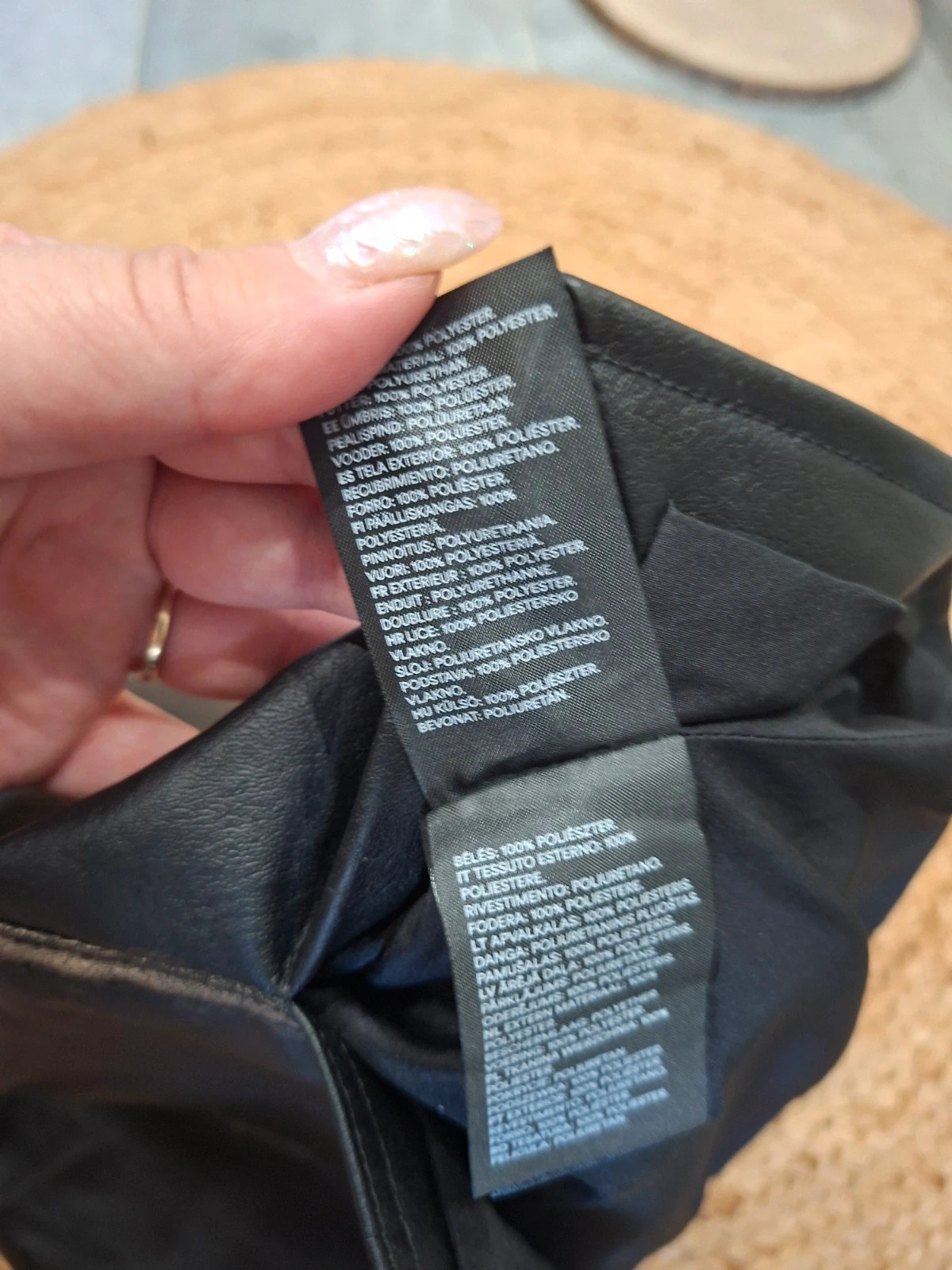 Jupe courte similicuir noire Monki - Neuf avec étiquette - Taille 34 (XS) – Monki – taille XS / 34 / 6 5