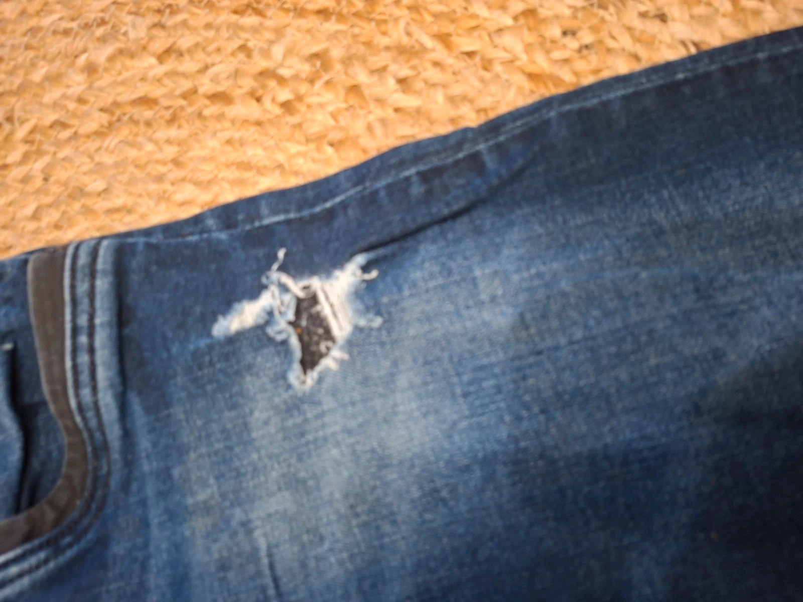 Jean slim brut Kaporal 12 ans - Effet délavé et usé style tendance – Kaporal – taille 12 ans / 152 cm 3