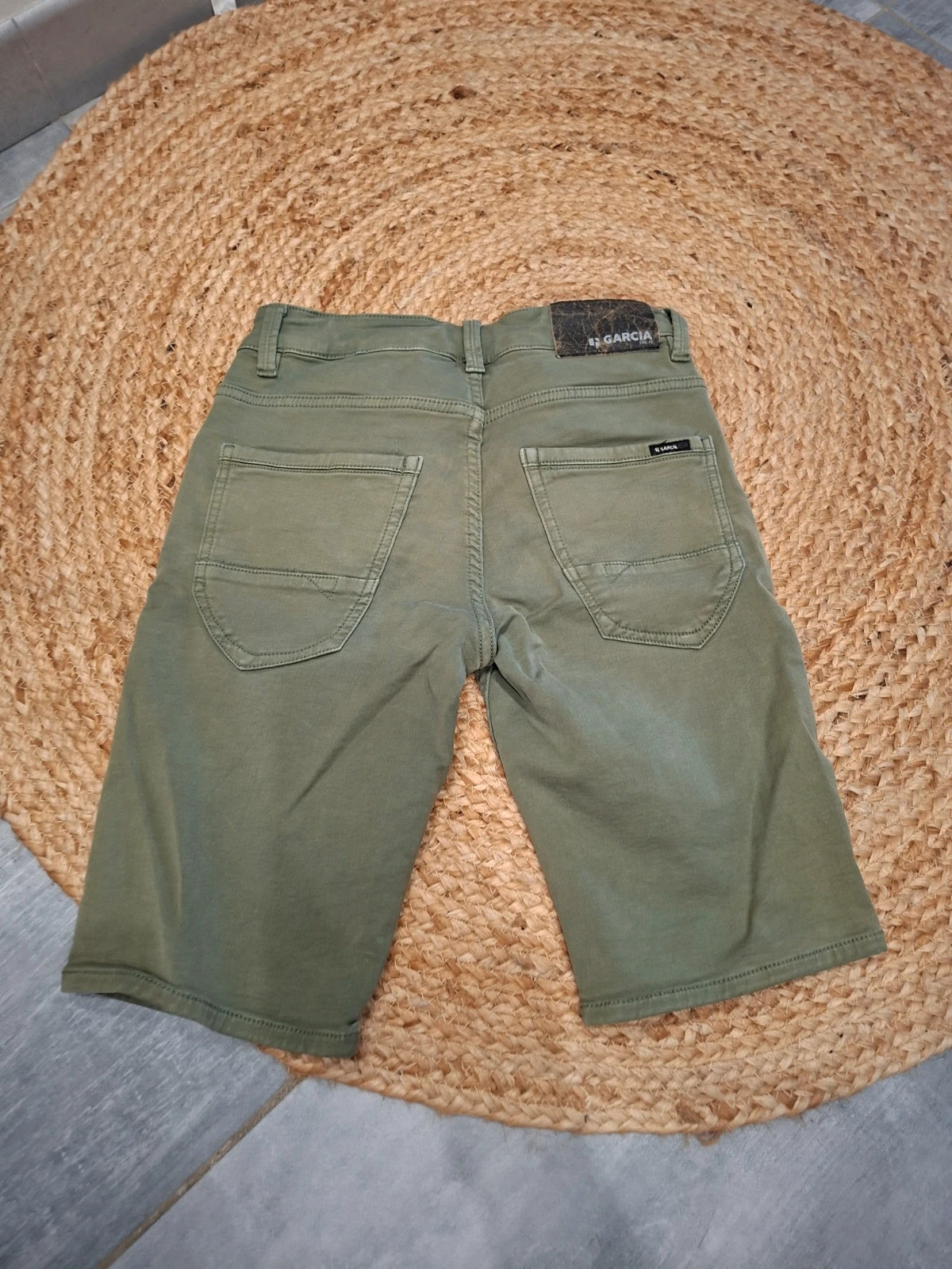 Bermuda / Short en jean vert kaki Garcia 11 ans (146 cm) modèle Lazlo – Garcia – taille 11 ans / 146 cm 5