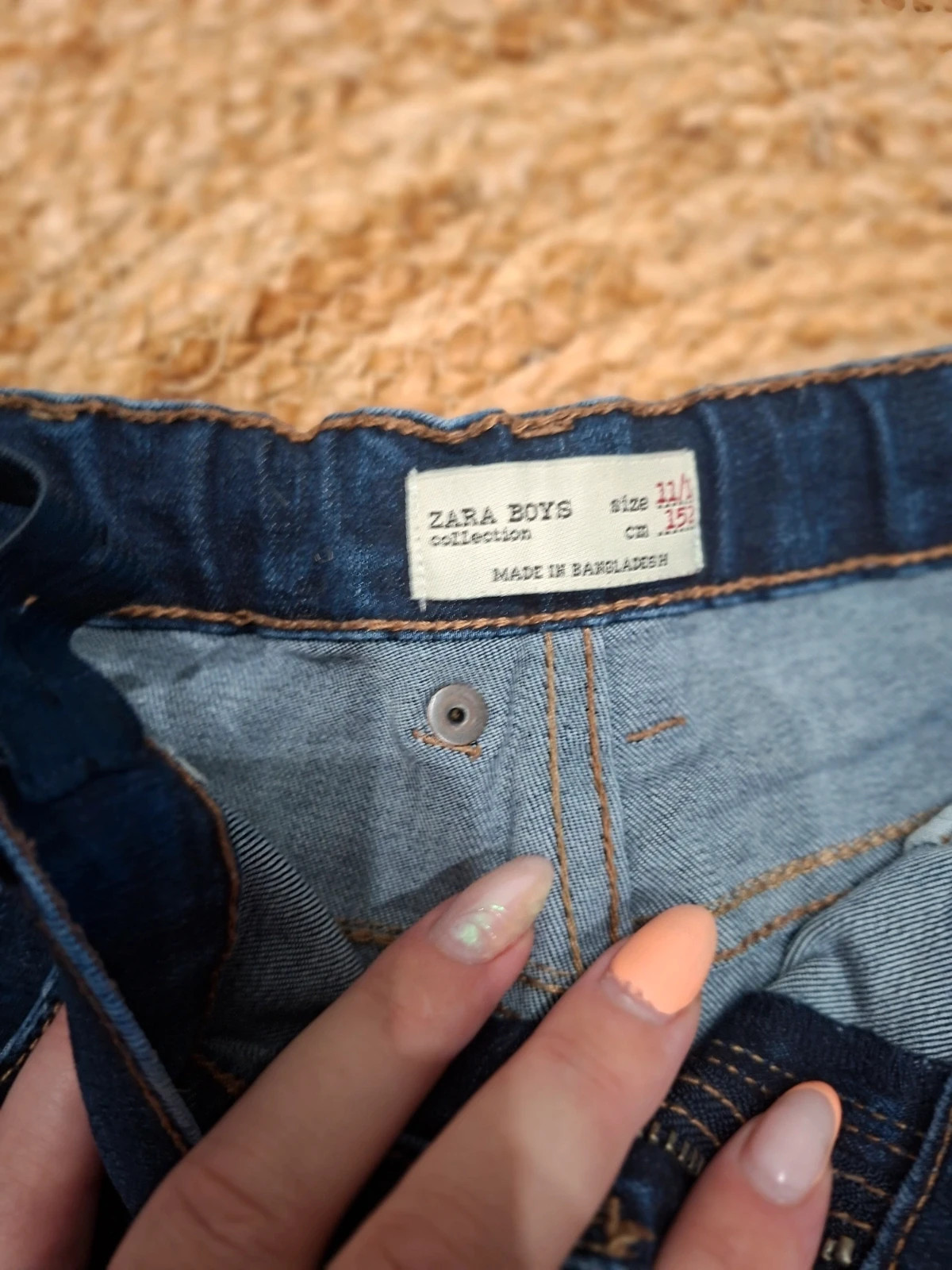 Jean slim bleu brut Zara Boys 11-12 ans (152 cm) – Zara – taille 12 ans / 152 cm 4