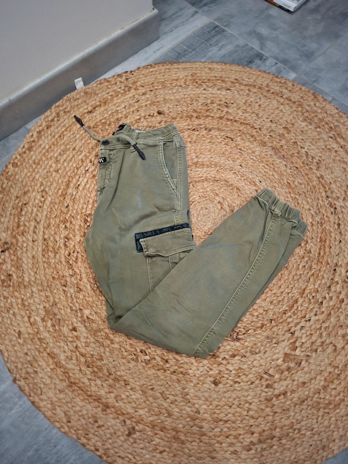 Pantalon cargo Kaporal kaki – 12 ans