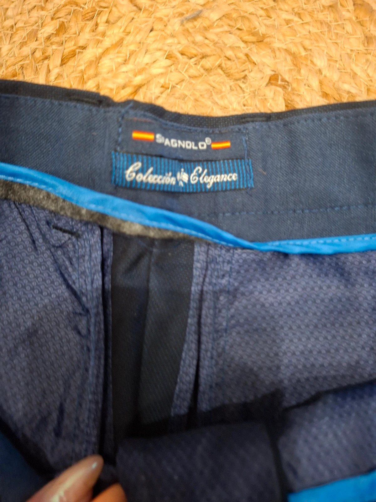Pantalon de costume Spagnolo Colección Elegance bleu marine neuf avec étiquette 14 ans – spagnolo – taille 14 ans / 164 cm 5