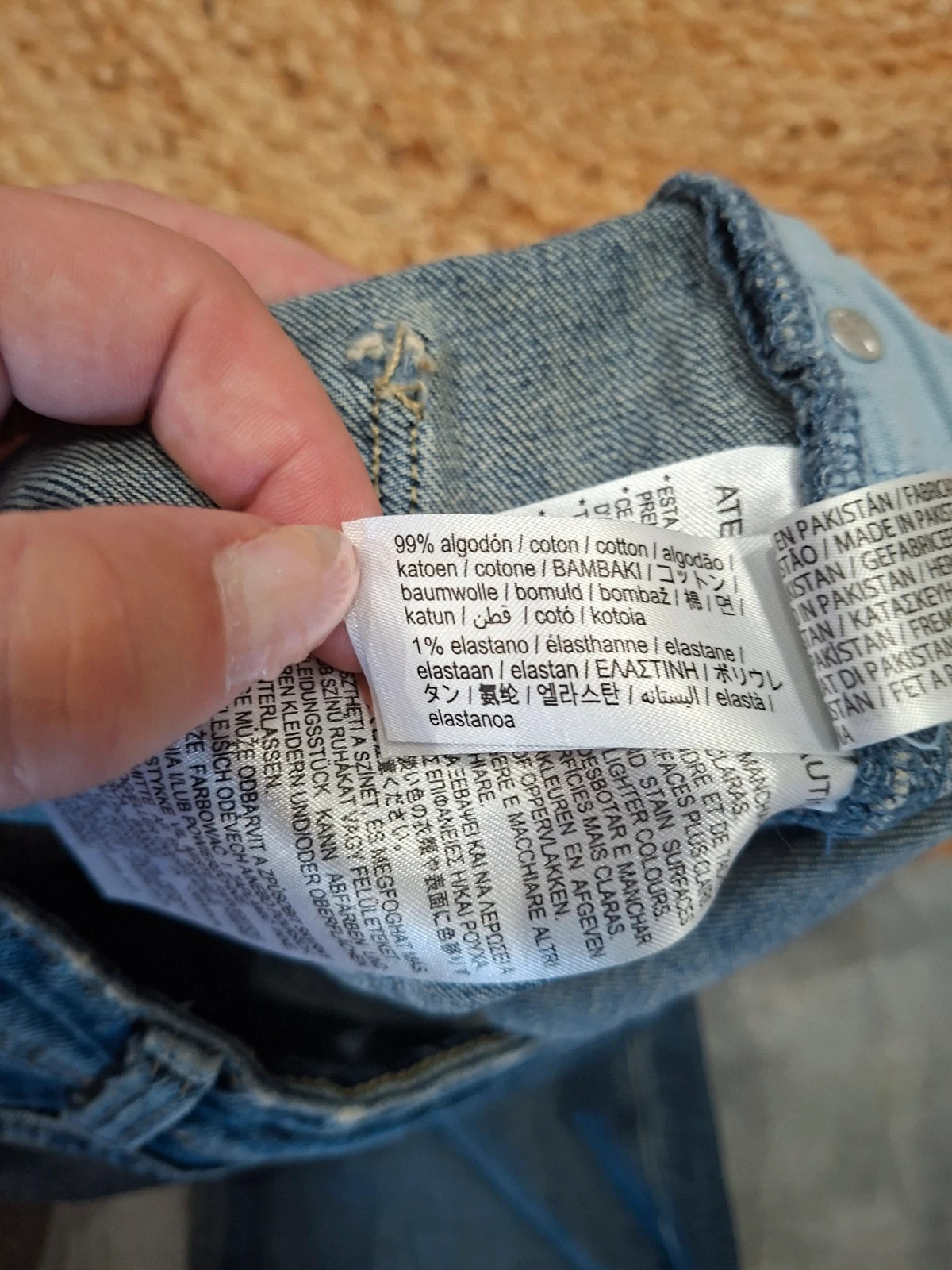 Jean flare / patte d'eph Bershka bleu délavé - Taille 36 (S) – Bershka – taille S / 36 / 8 4