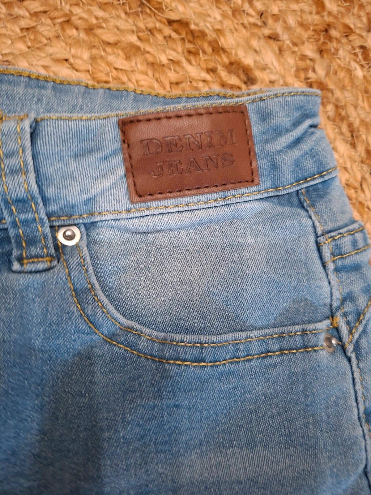 Short en jean clair revers fixe - Taille M – DENIM JEANS – taille M / 38 / 10 2