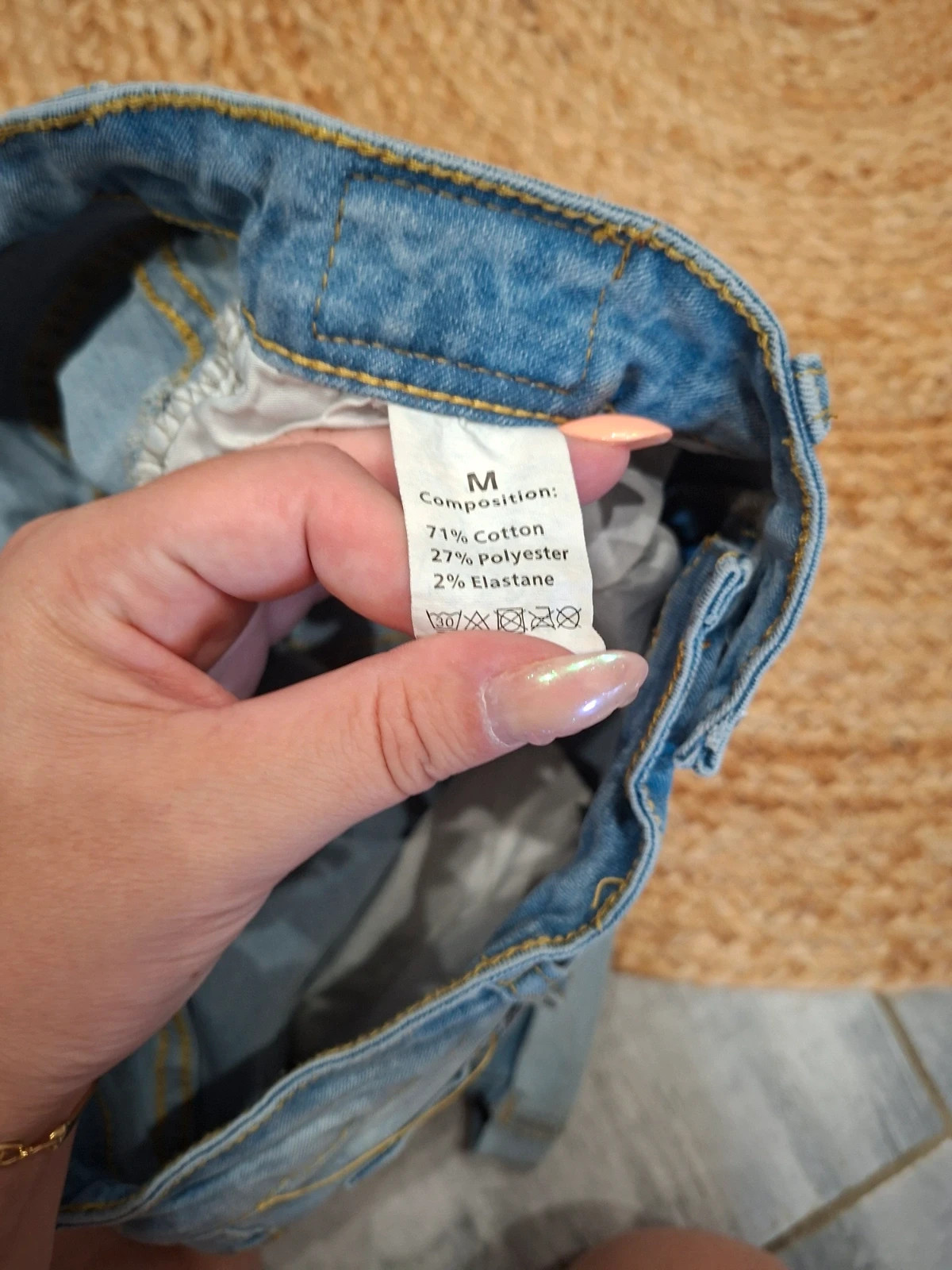 Short en jean clair revers fixe - Taille M – DENIM JEANS – taille M / 38 / 10 4