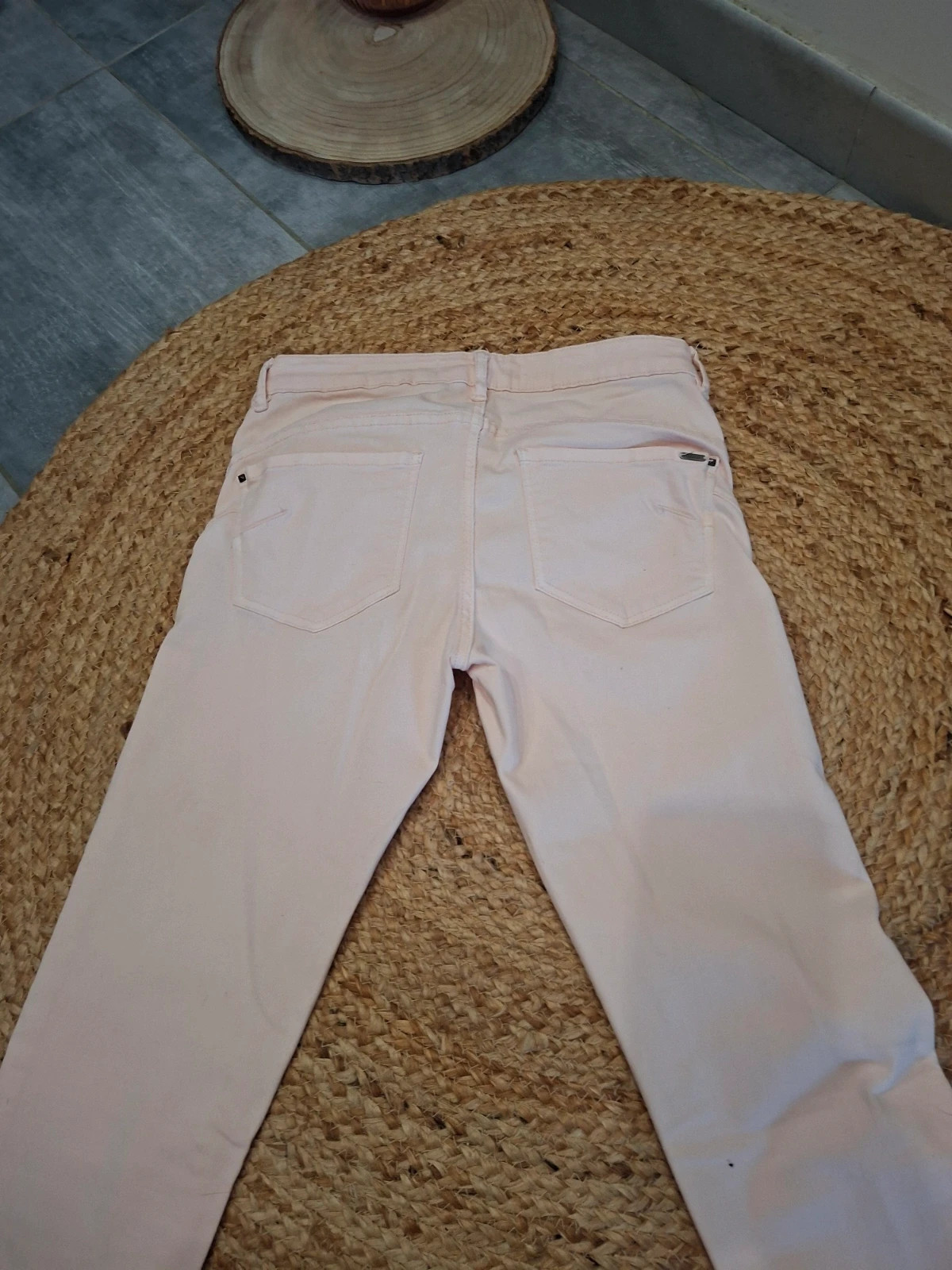 Jean slim rose poudré i.code (IKKS) Taille 26 (36) – I.Code – taille S / 36 / 8 4