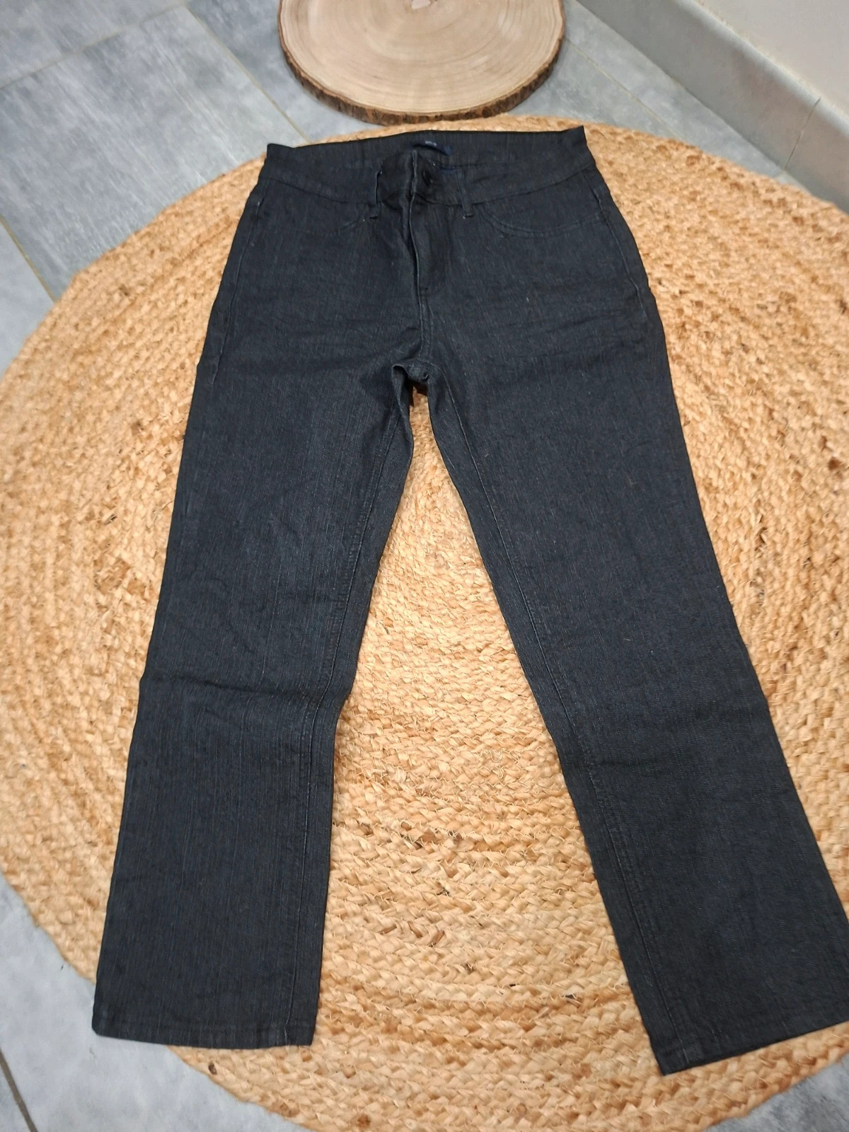 Jean slim brut gris foncé / noir Kiabi – Taille 36 / S – Kiabi – taille S / 36 / 8 2
