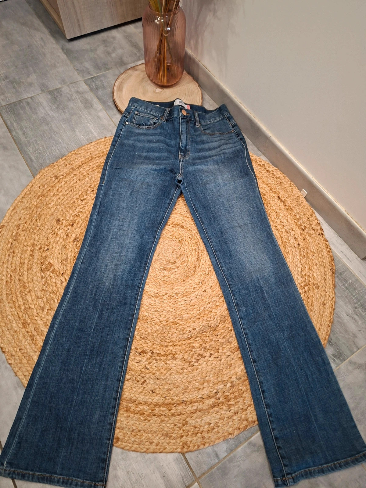 Jean CAbi 5th Avenue bleu denim coupe droite bootcut S 36 – CAbi – taille S / 36 / 8 2
