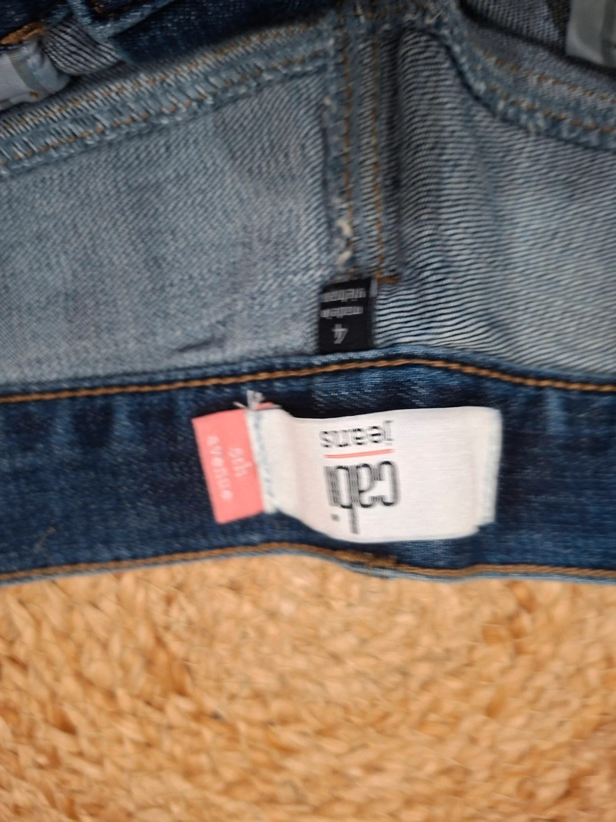 Jean CAbi 5th Avenue bleu denim coupe droite bootcut S 36 – CAbi – taille S / 36 / 8 3