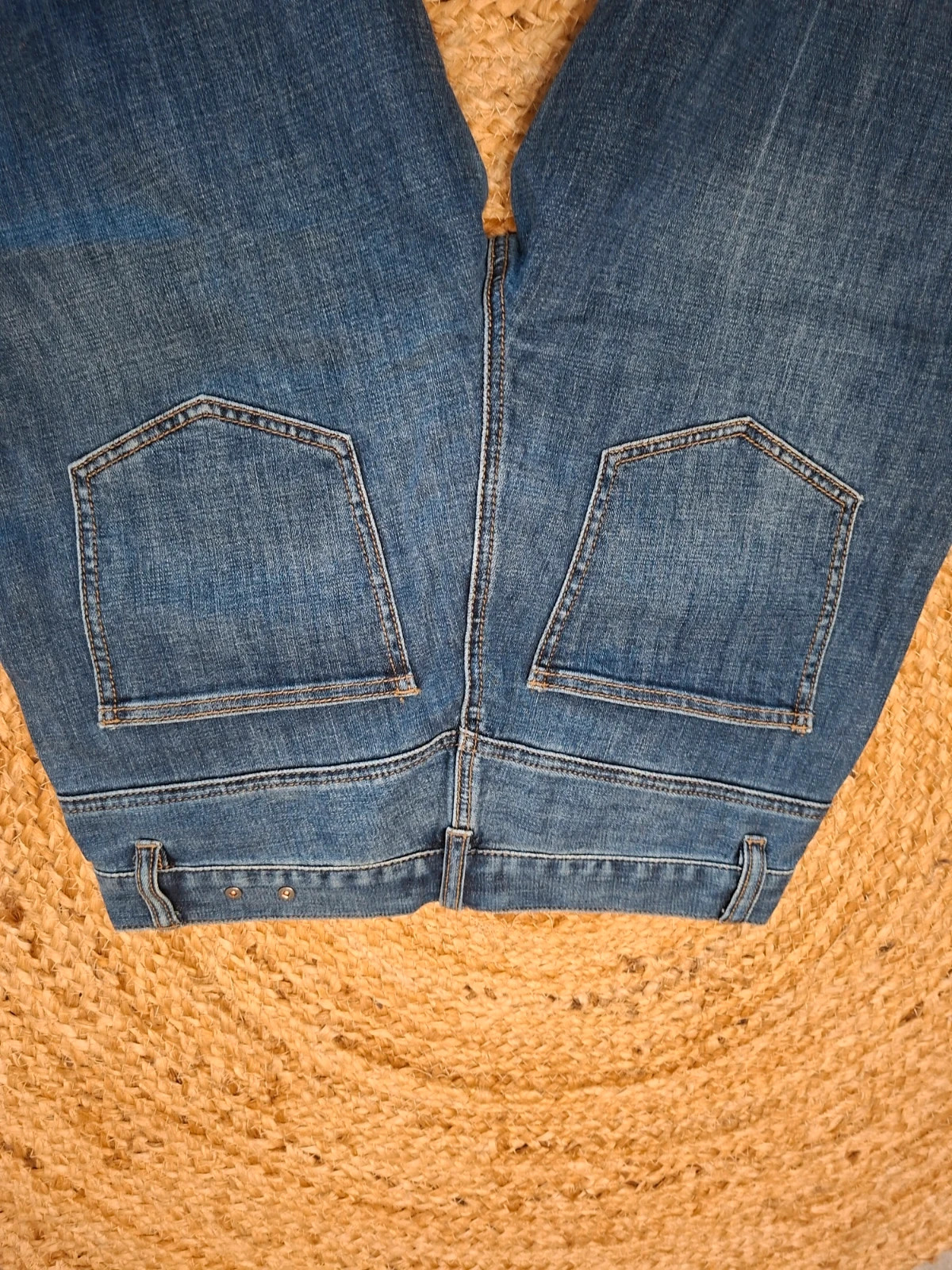 Jean CAbi 5th Avenue bleu denim coupe droite bootcut S 36 – CAbi – taille S / 36 / 8 4