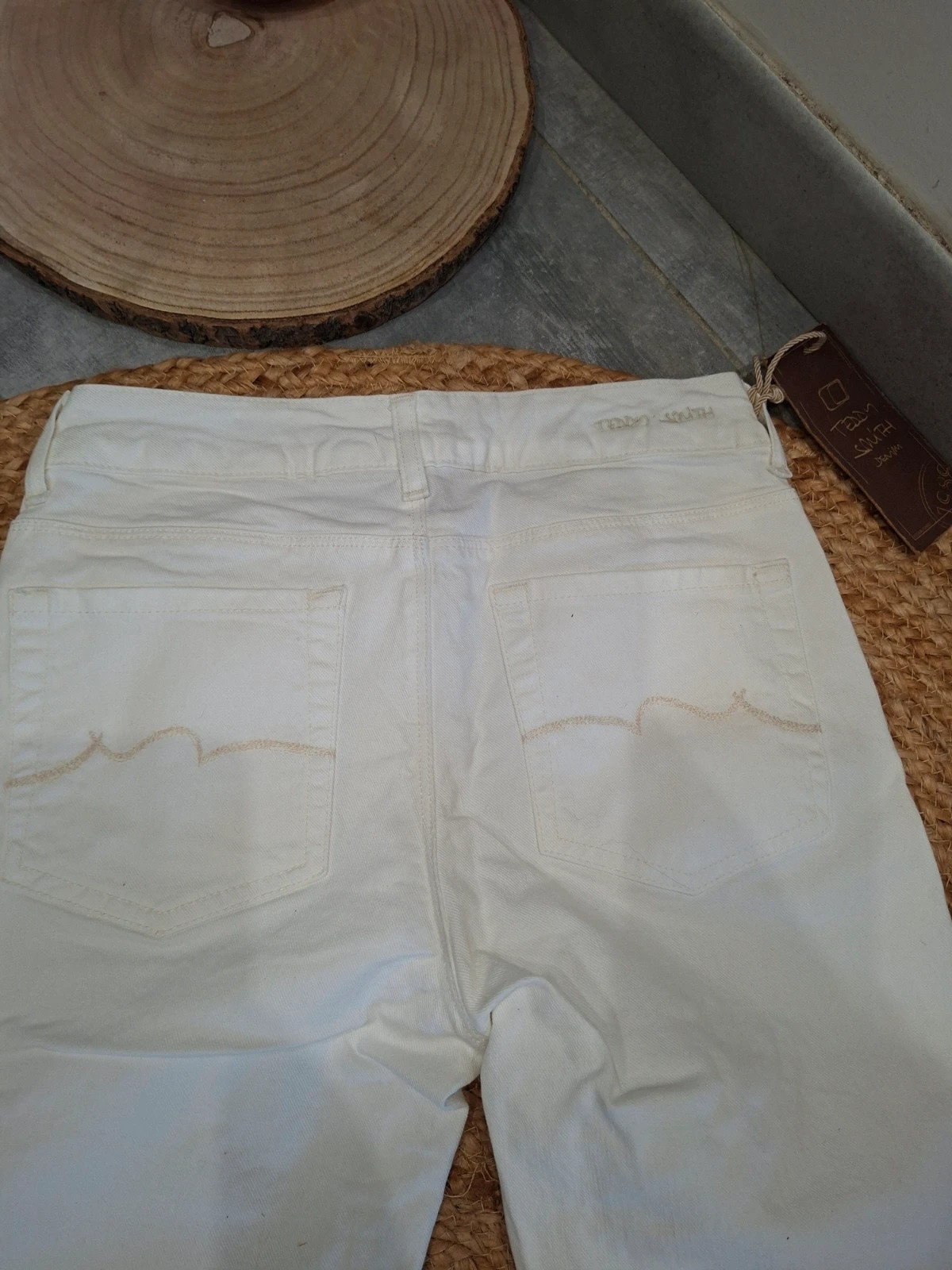 Jean Teddy Smith Pepper Leg blanc écru W27 T36 S neuf étiquette – Teddy Smith – taille S / 36 / 8 5
