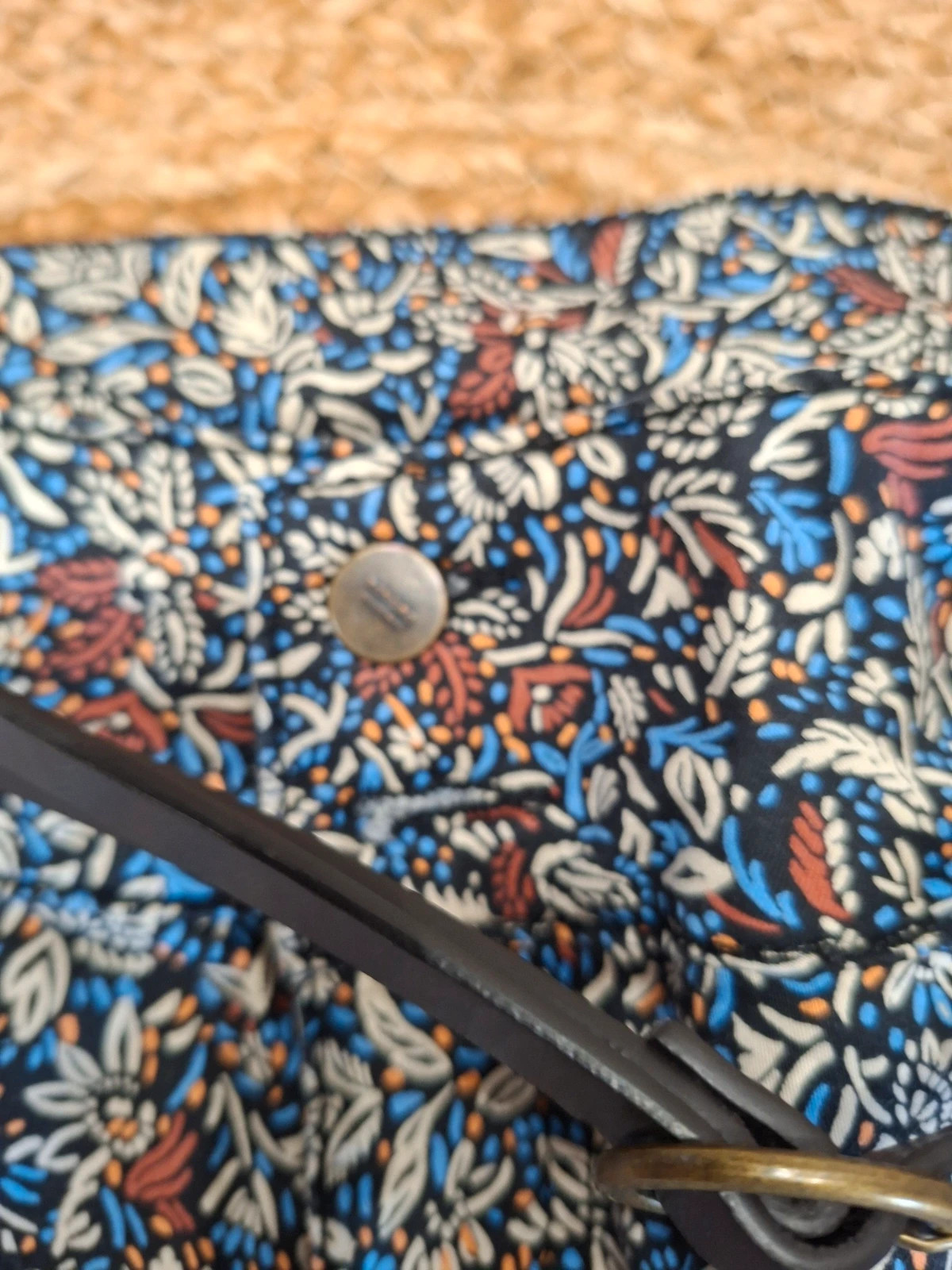 Jupe courte Bonobo fleurie multicolore T38 M avec ceinture – Bonobo – taille M / 38 / 10 3