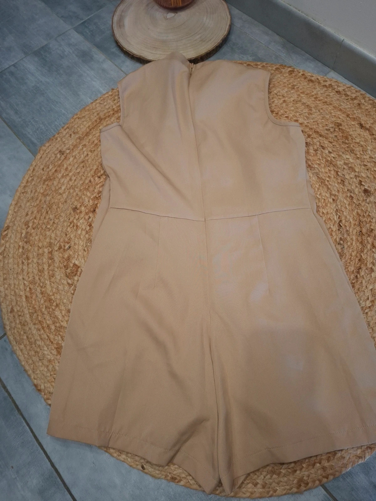 Combi-short Shein beige camel chic – T. L/40-42 – Shein – taille L / 40 / 12 2