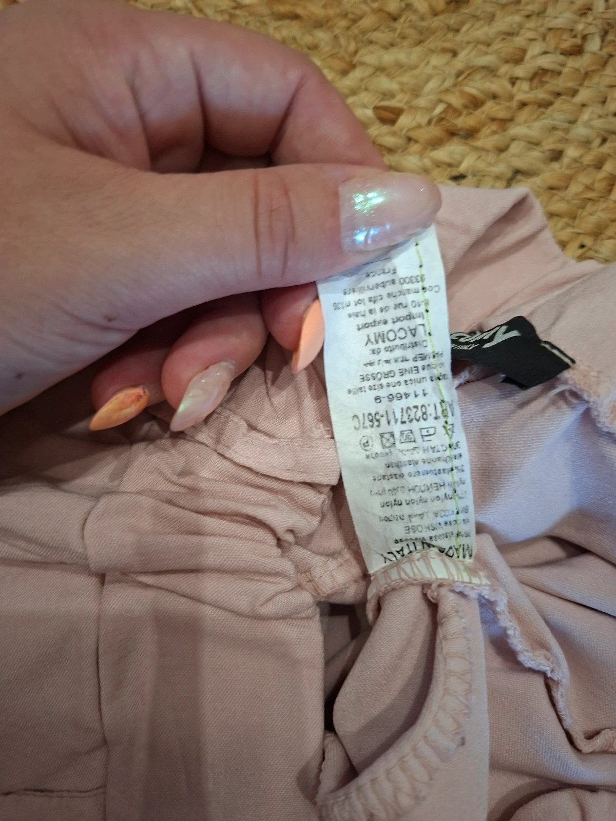 Pantalon magique Lacomy rose poudré stretch – taille unique Made in Italy – Lacomy – taille Taille unique 4