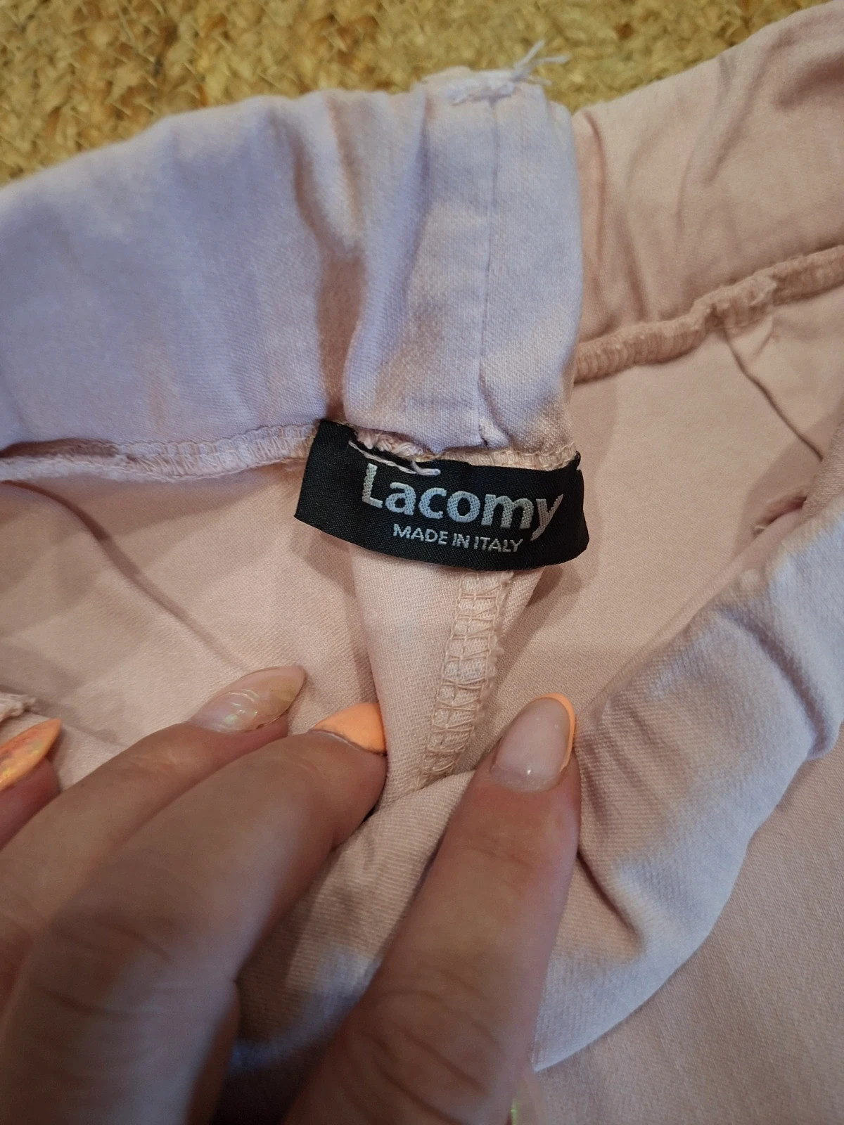Pantalon magique Lacomy rose poudré stretch – taille unique Made in Italy – Lacomy – taille Taille unique 3
