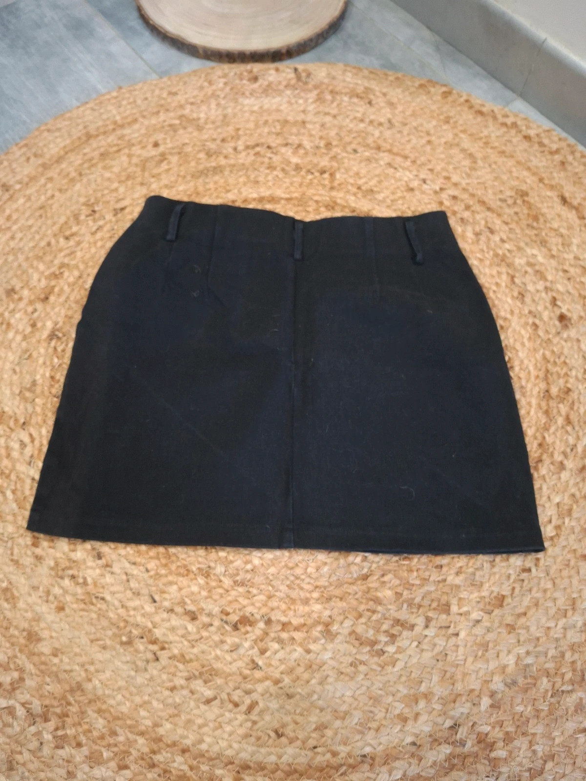 Jupe cargo noire Bisou's Project L/40 – utility Y2K – Bisou's Project – taille L / 40 / 12 3