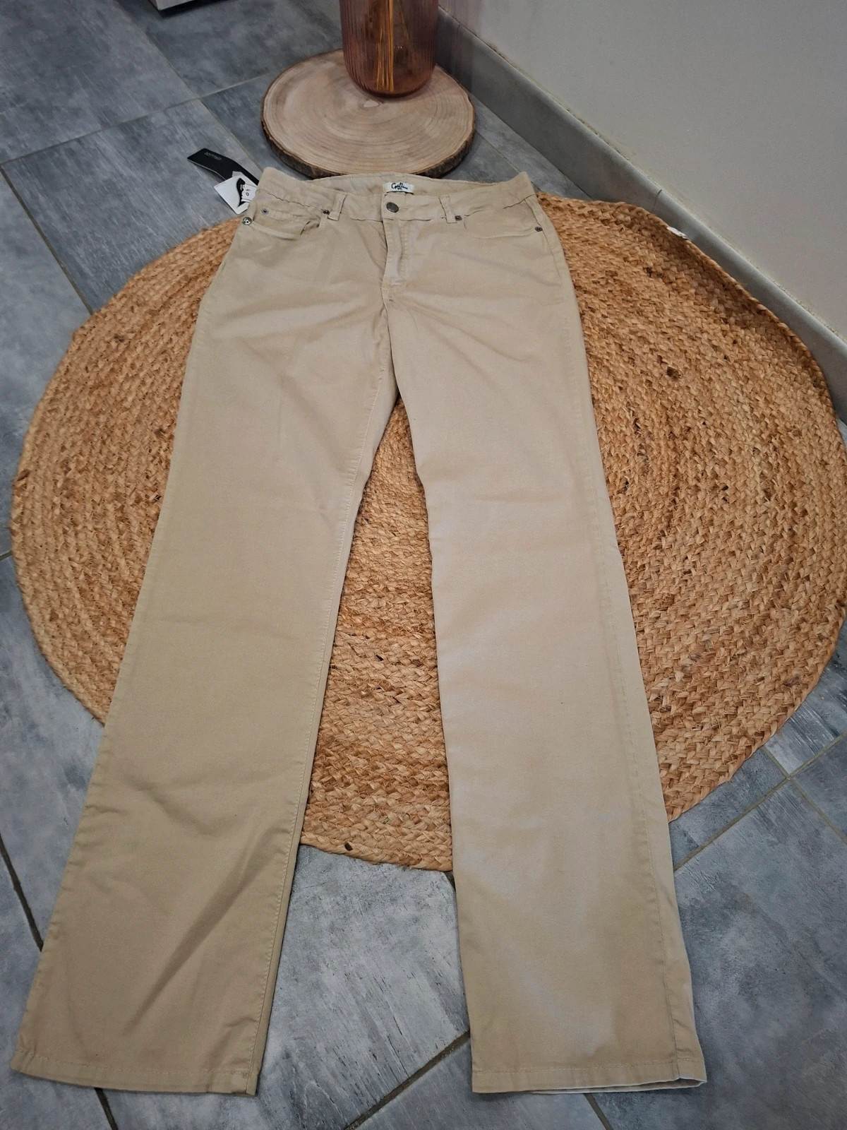 Pantalon chino Gallice 1895 beige écru T. 40 – neuf – Gallice – taille L / 40 / 12 2
