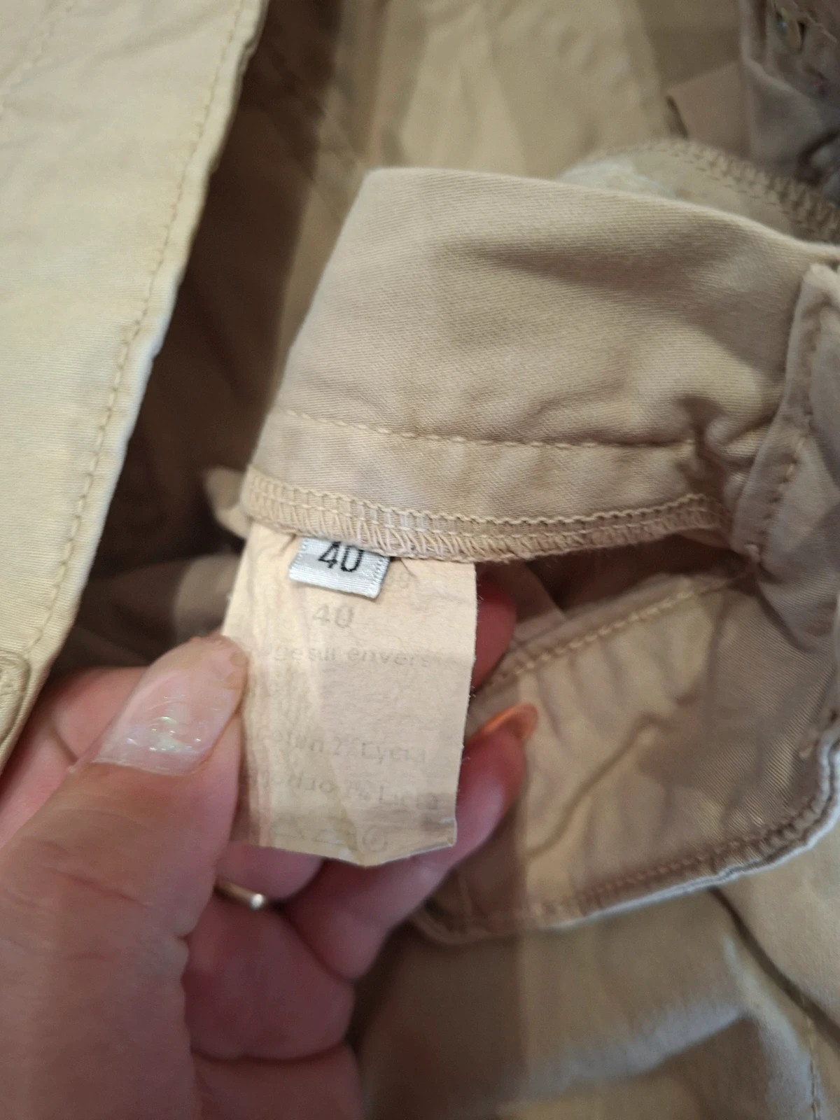 Pantalon chino Gallice 1895 beige écru T. 40 – neuf – Gallice – taille L / 40 / 12 5