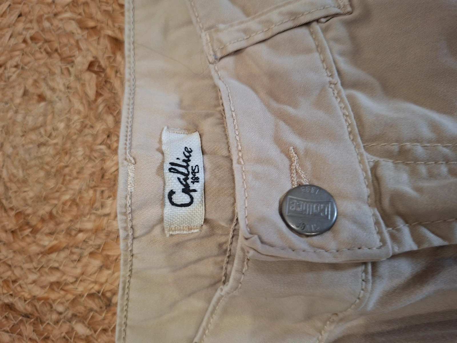 Pantalon chino Gallice 1895 beige écru T. 40 – neuf – Gallice – taille L / 40 / 12 4