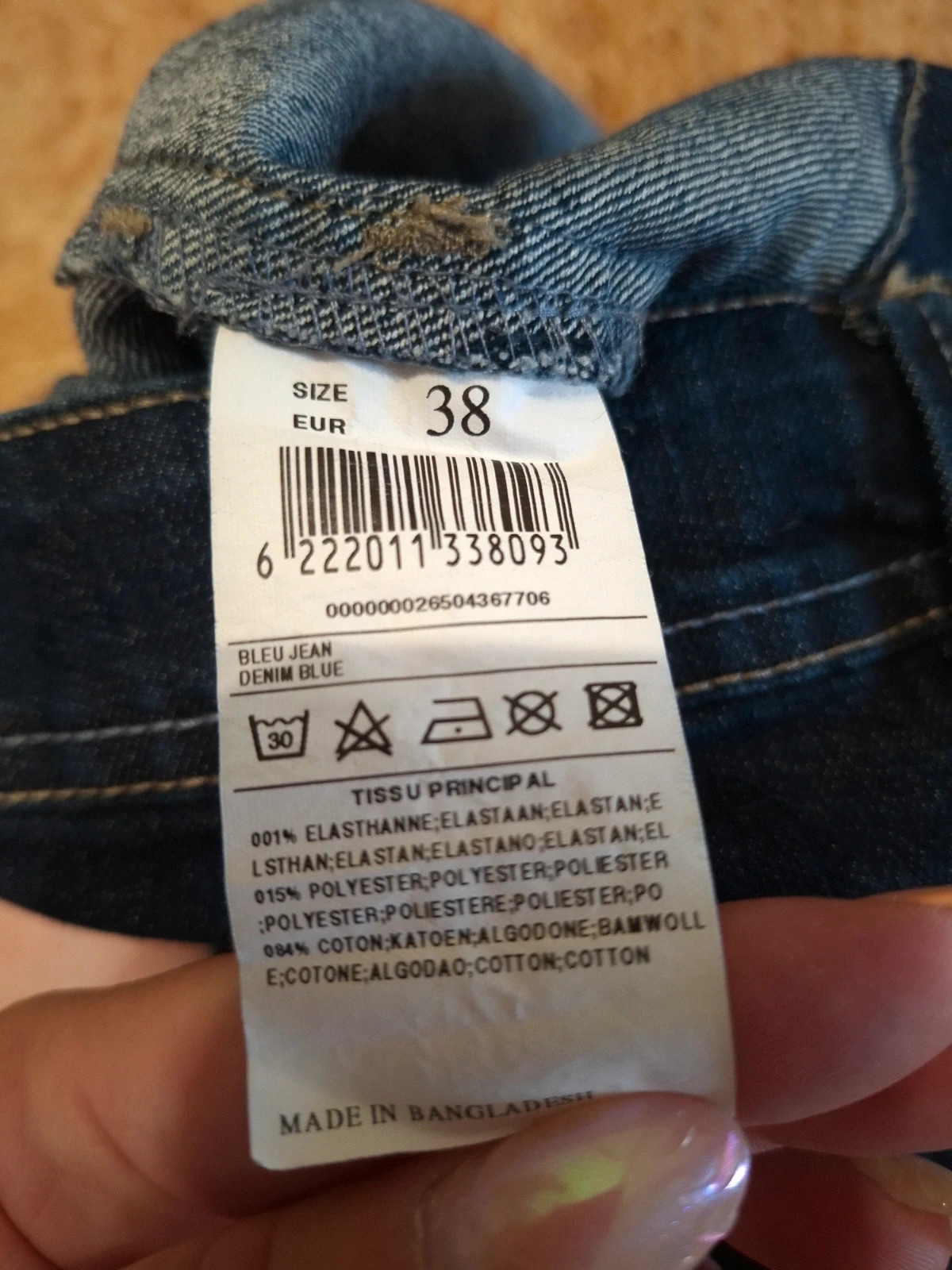 Jupe courte en jean brut Jennyfer T38 M 5 poches – Jennyfer – taille M / 38 / 10 5